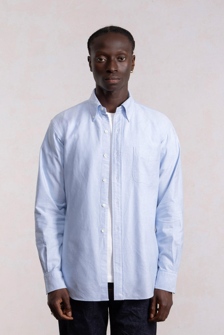 Vintage Ivy’ Oxford Shirt - Light Blue