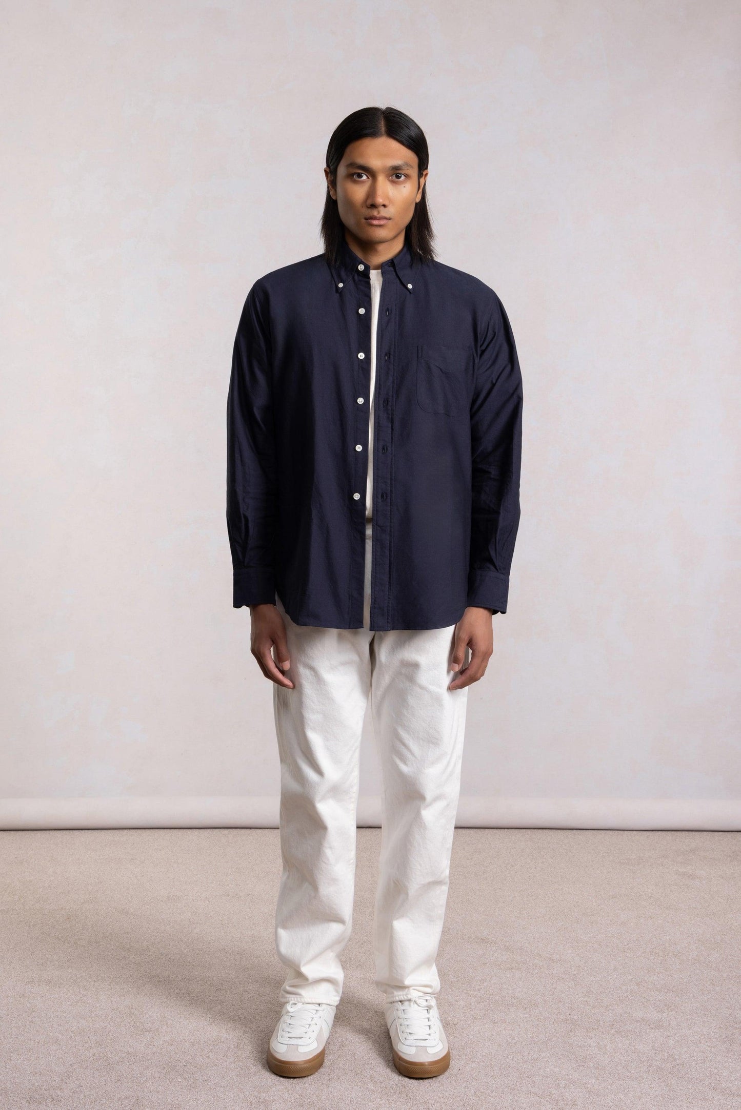 Chemise 'Vintage Ivy' - Oxford Marine