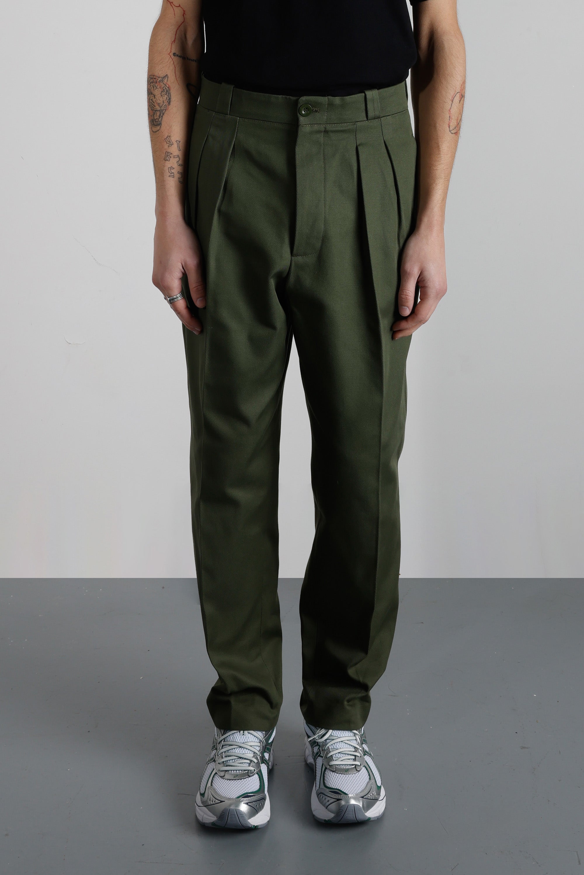 Pantalon French Military Coton Olive