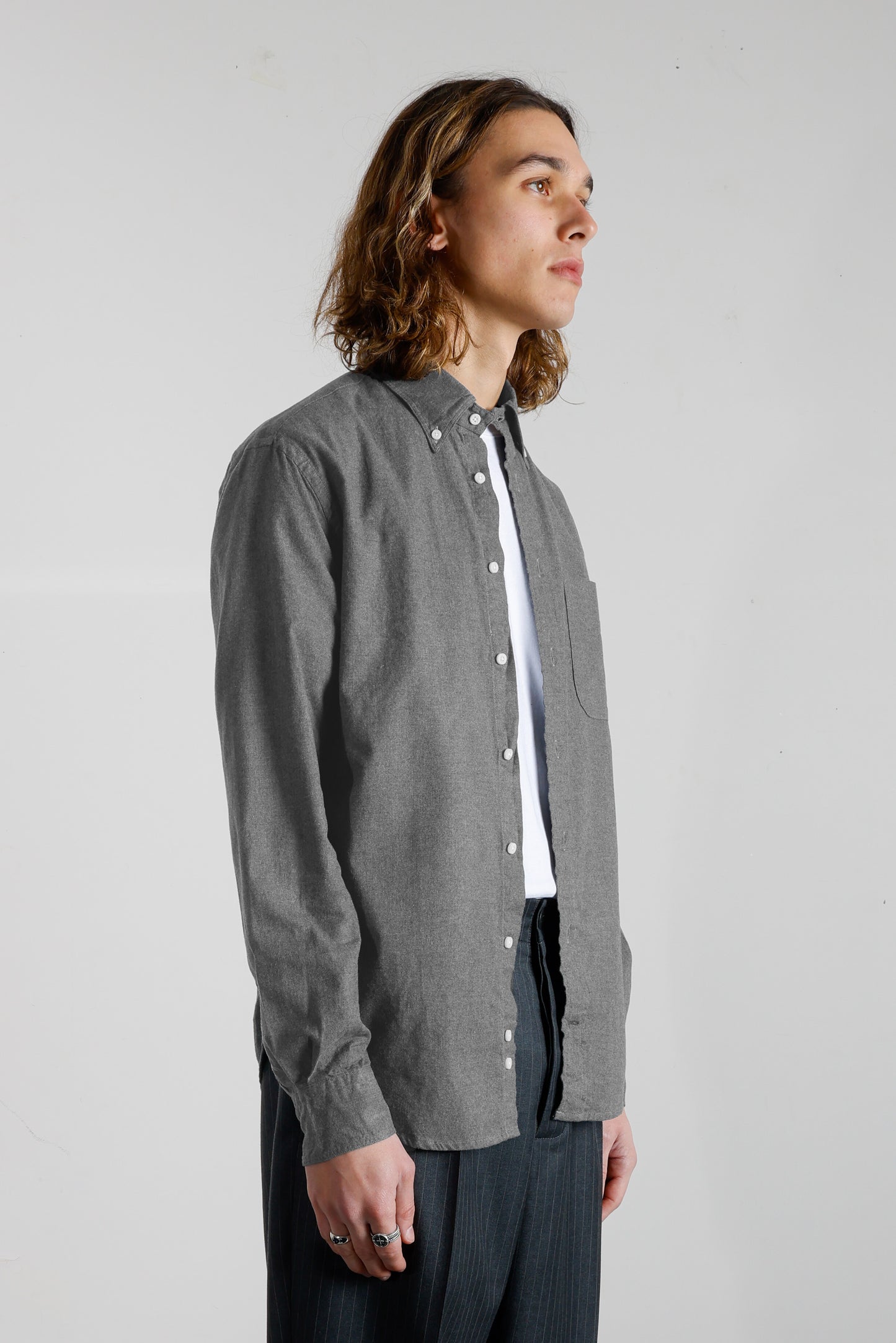 Flannel Shirt - Gray