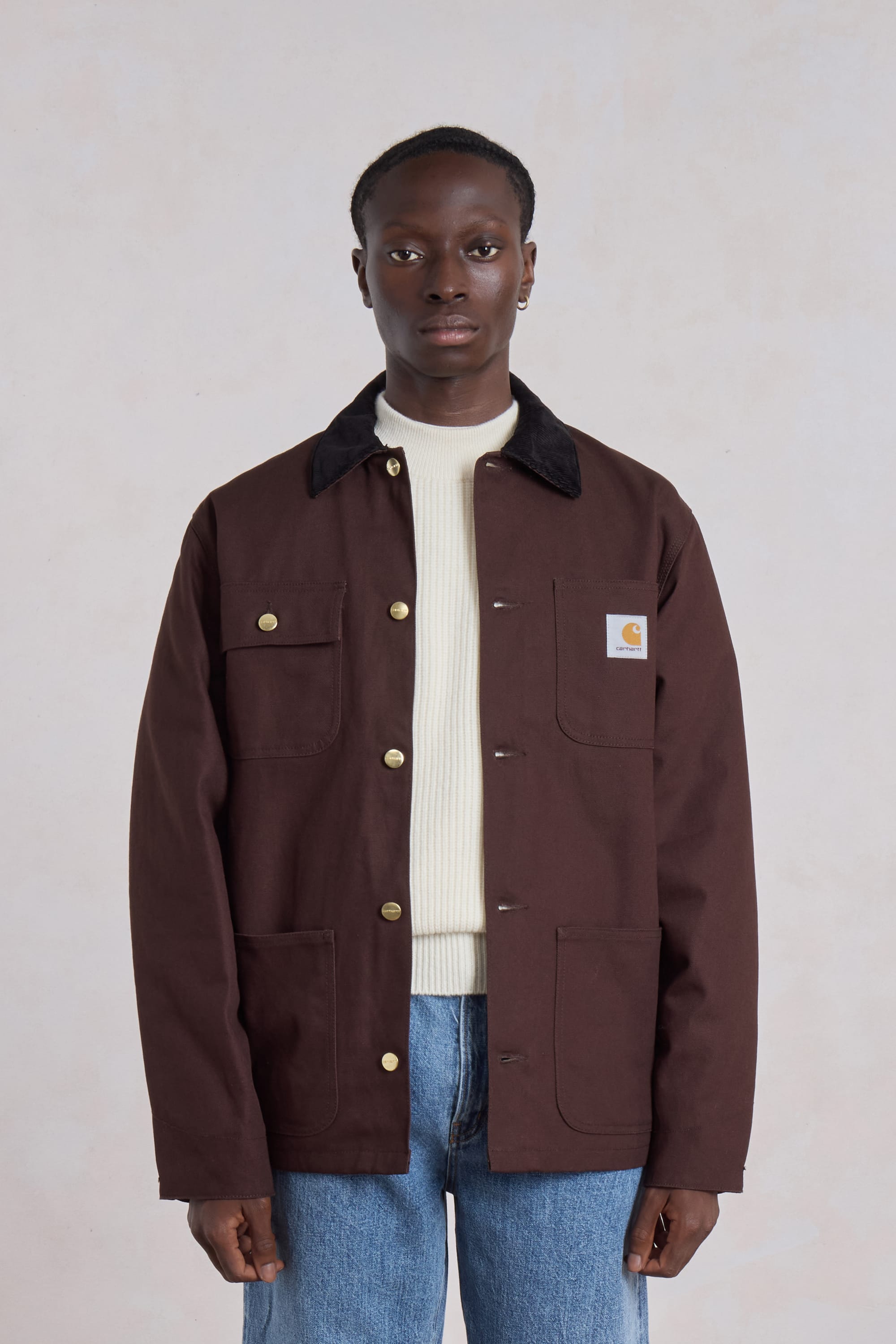 CARHARTT WIP - Michigan Coat Tobacco / Black rigid – suuupply