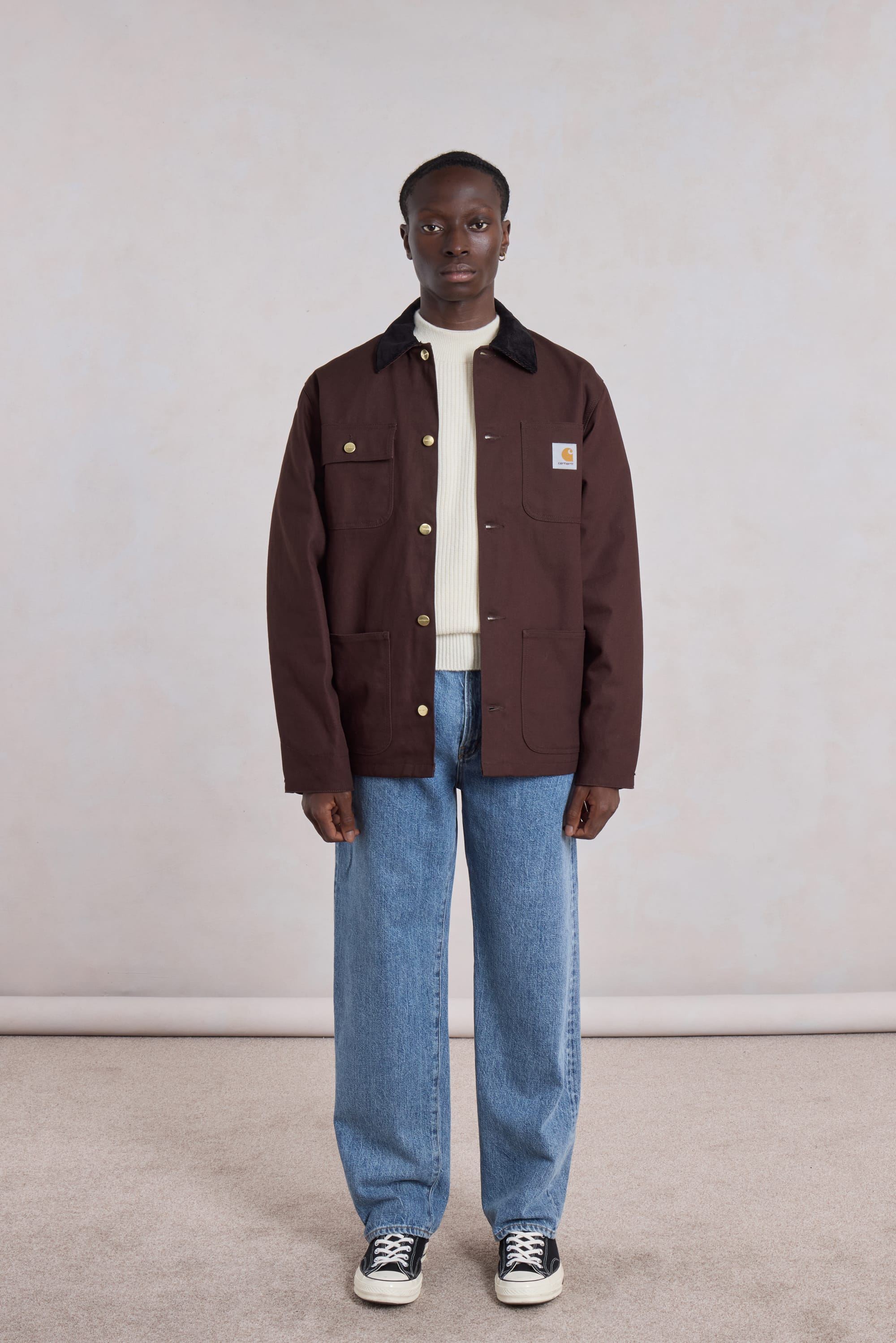 CARHARTT WIP - Michigan Coat Tobacco / Black rigid – suuupply