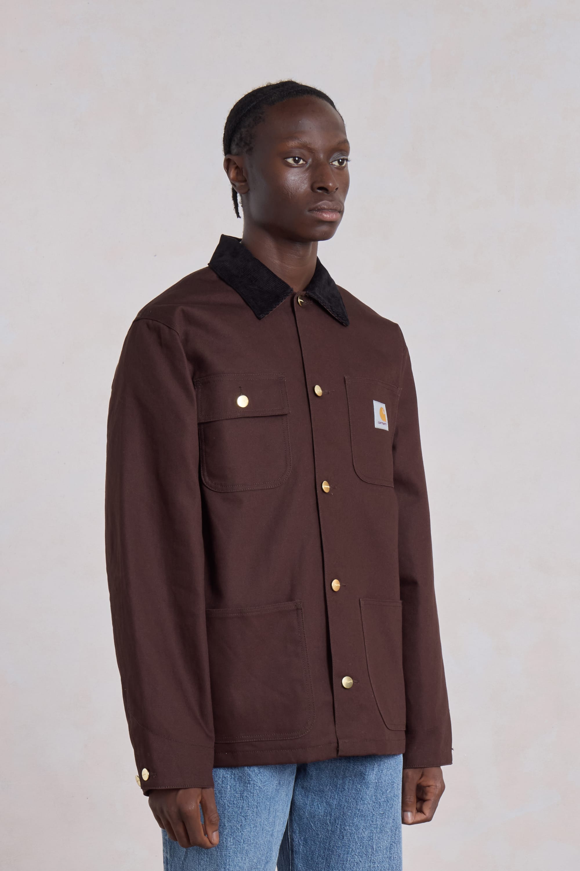 CARHARTT WIP - Michigan Coat Tobacco / Black rigid – suuupply