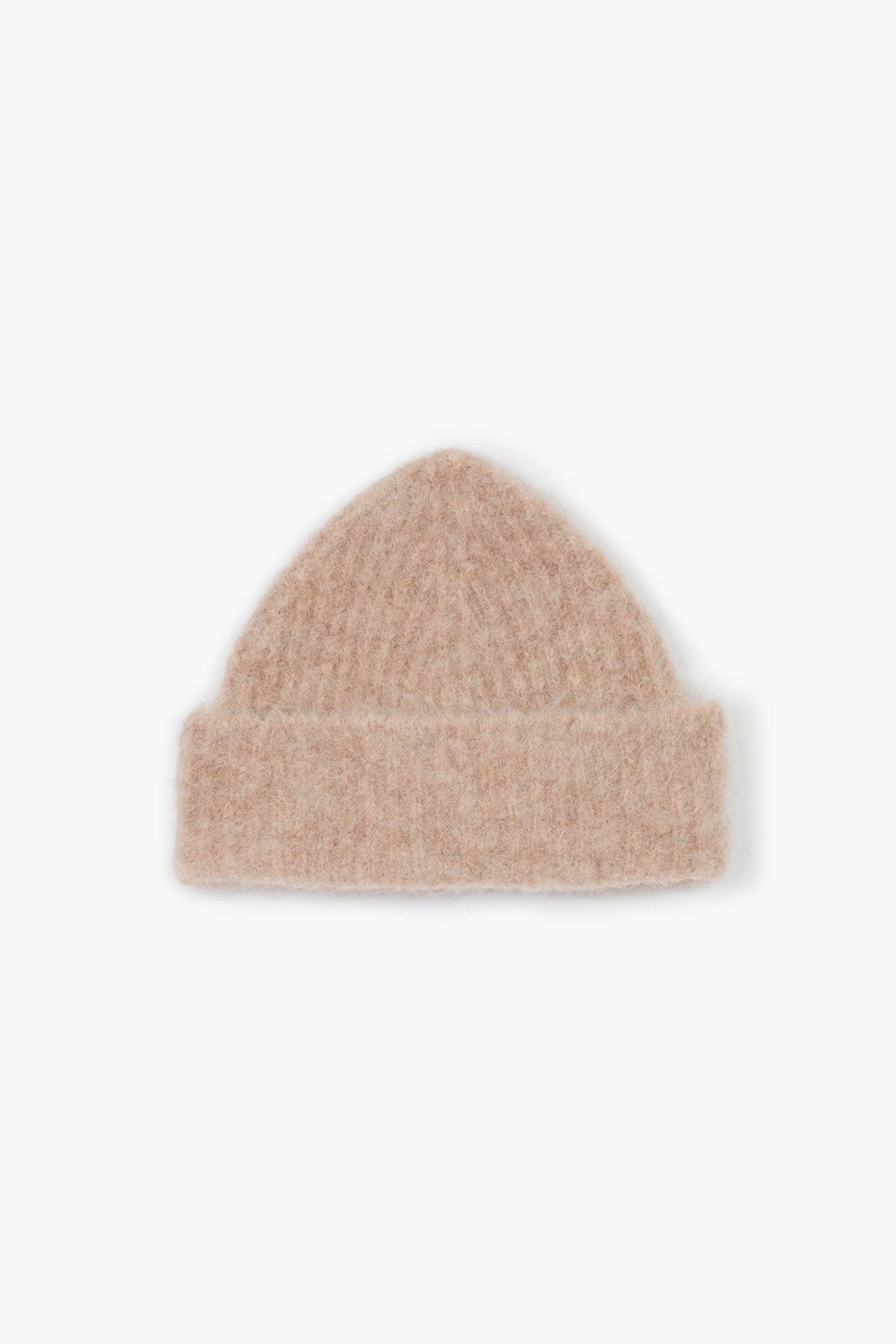 Alpaca Beanie - Beige Melange