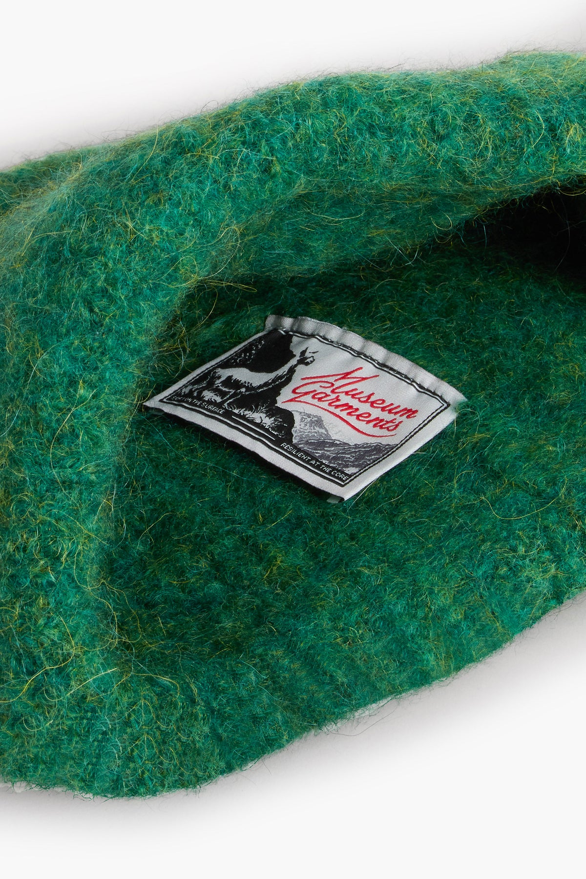 Alpaca Beanie - Green Melange