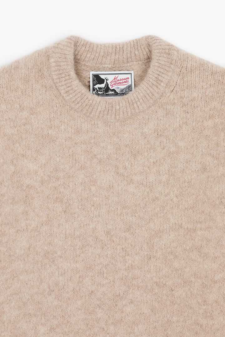 Alpaca Sweater - Beige Chiné