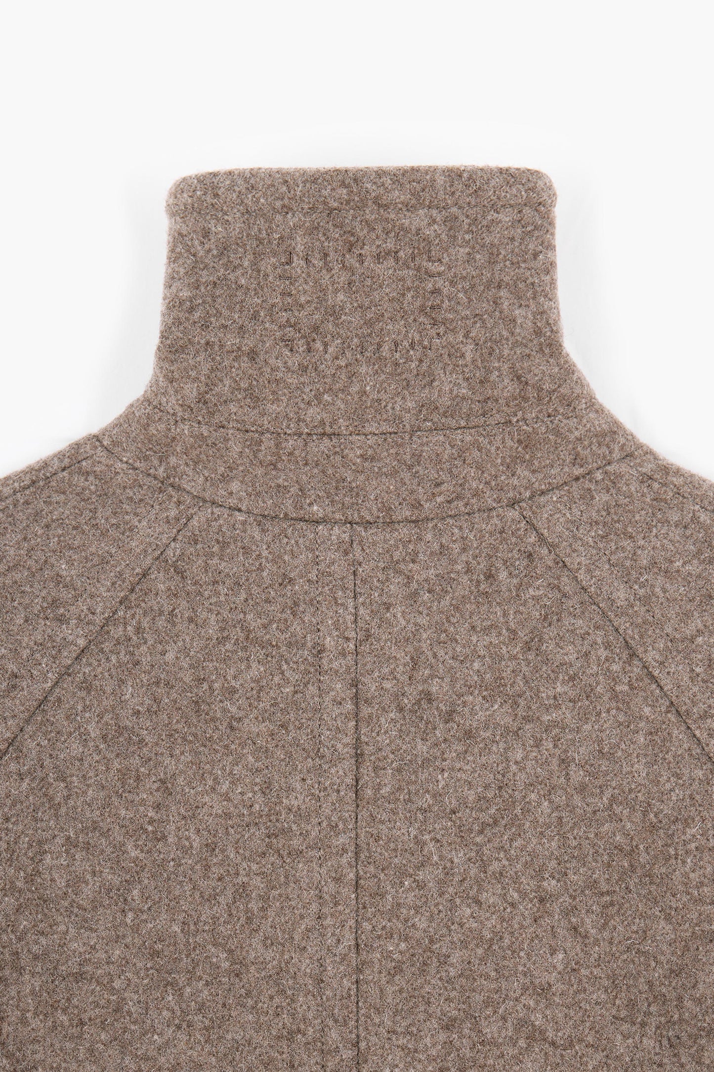 Car Coat Raglan - Heather Beige Wool