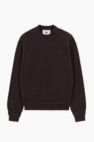 Relaxed Cashmere Crewneck - Marron