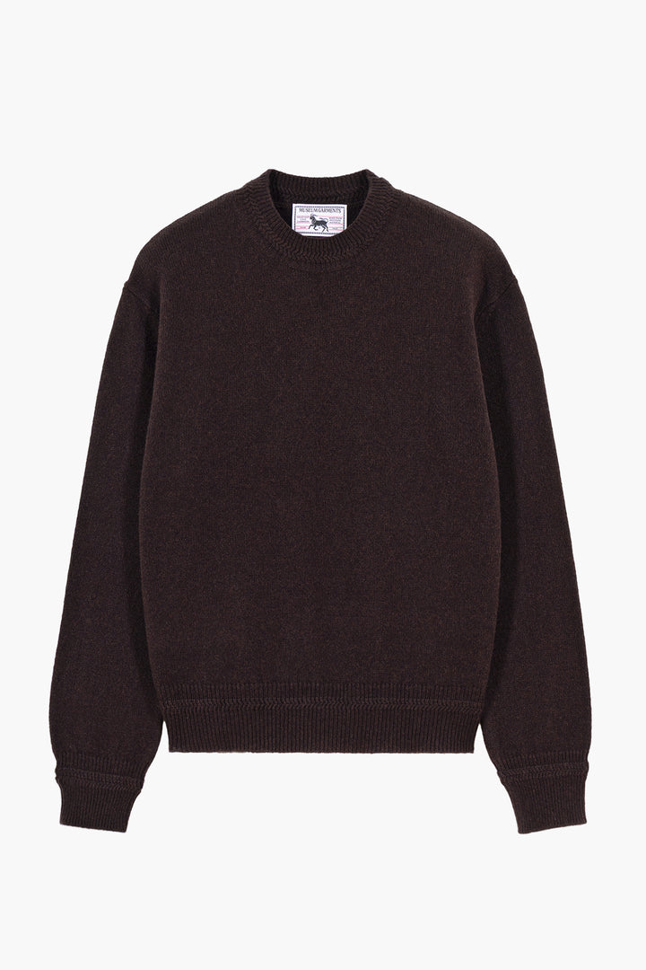 Relaxed Cashmere Crewneck - Brown