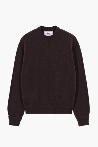 Relaxed Cashmere Crewneck - Marron