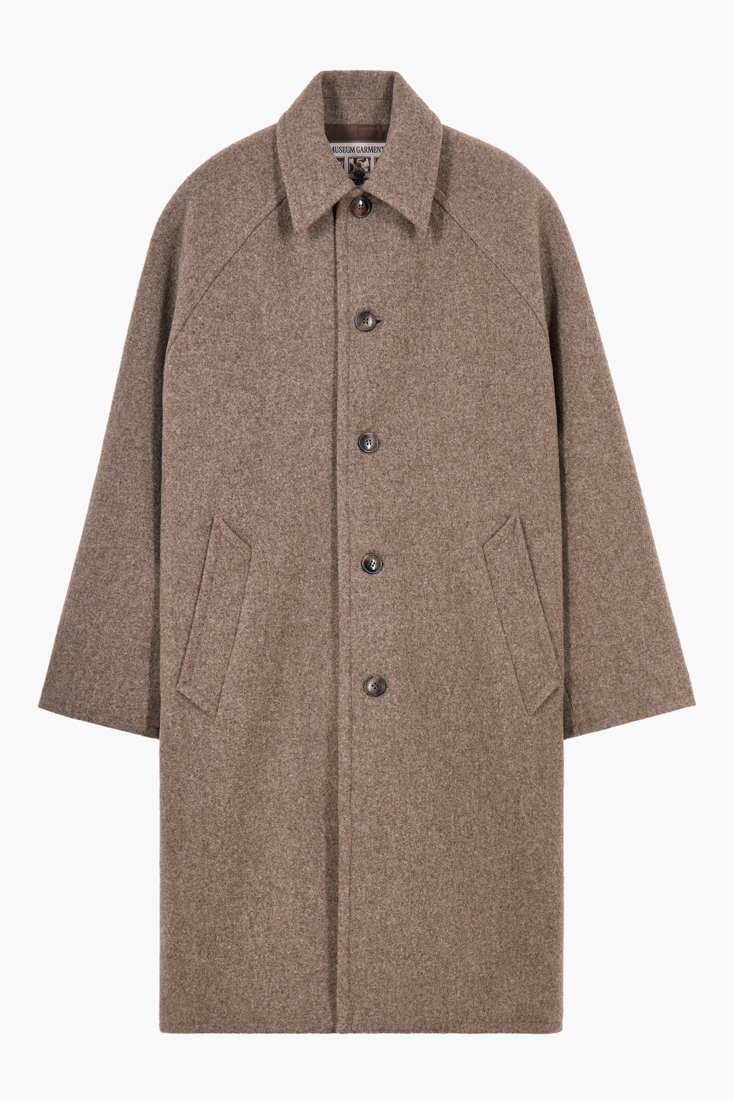 Car Coat Raglan - Heather Beige Wool