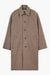 Car Coat Raglan - Heather Beige Wool