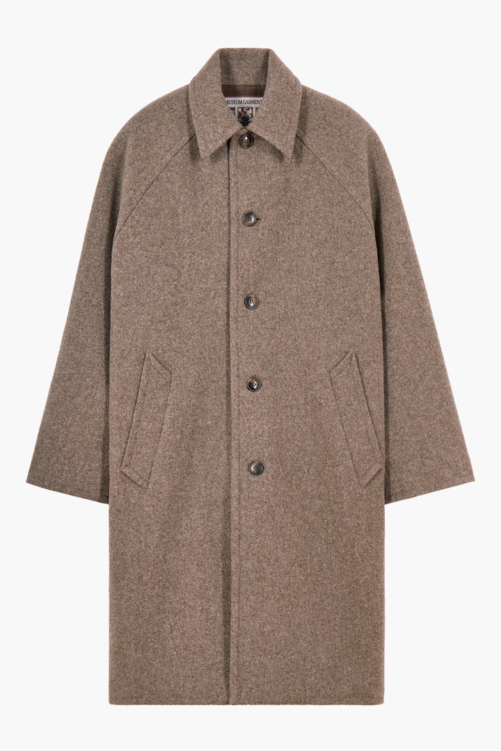 Car Coat Raglan - Heather Beige Wool