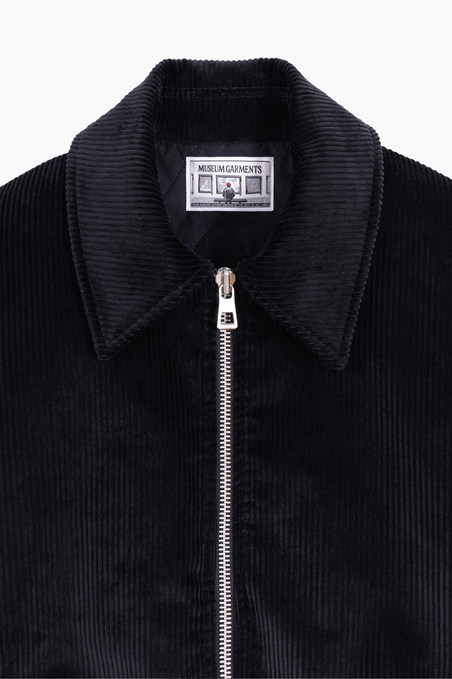 Exhibition Padded Jacket - Velours côtelé Noir