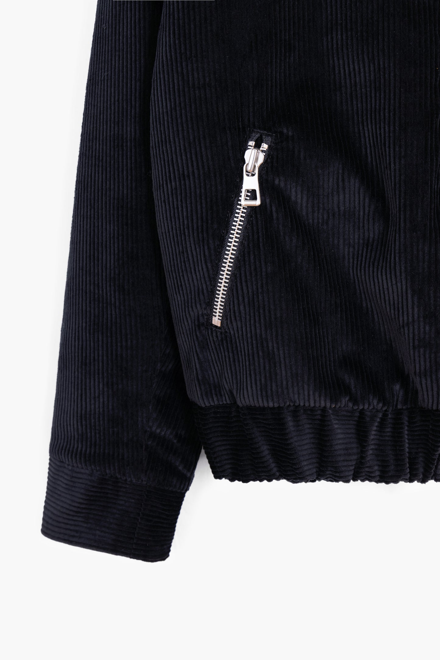 Exhibition Padded Jacket - Velours côtelé Noir