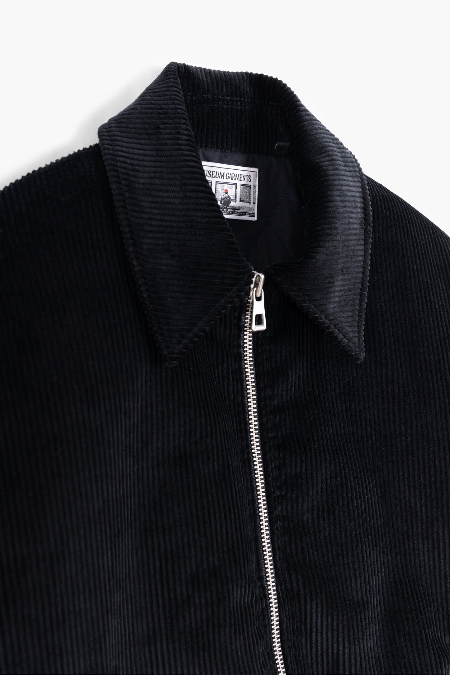 Exhibition Padded Jacket - Velours côtelé Noir