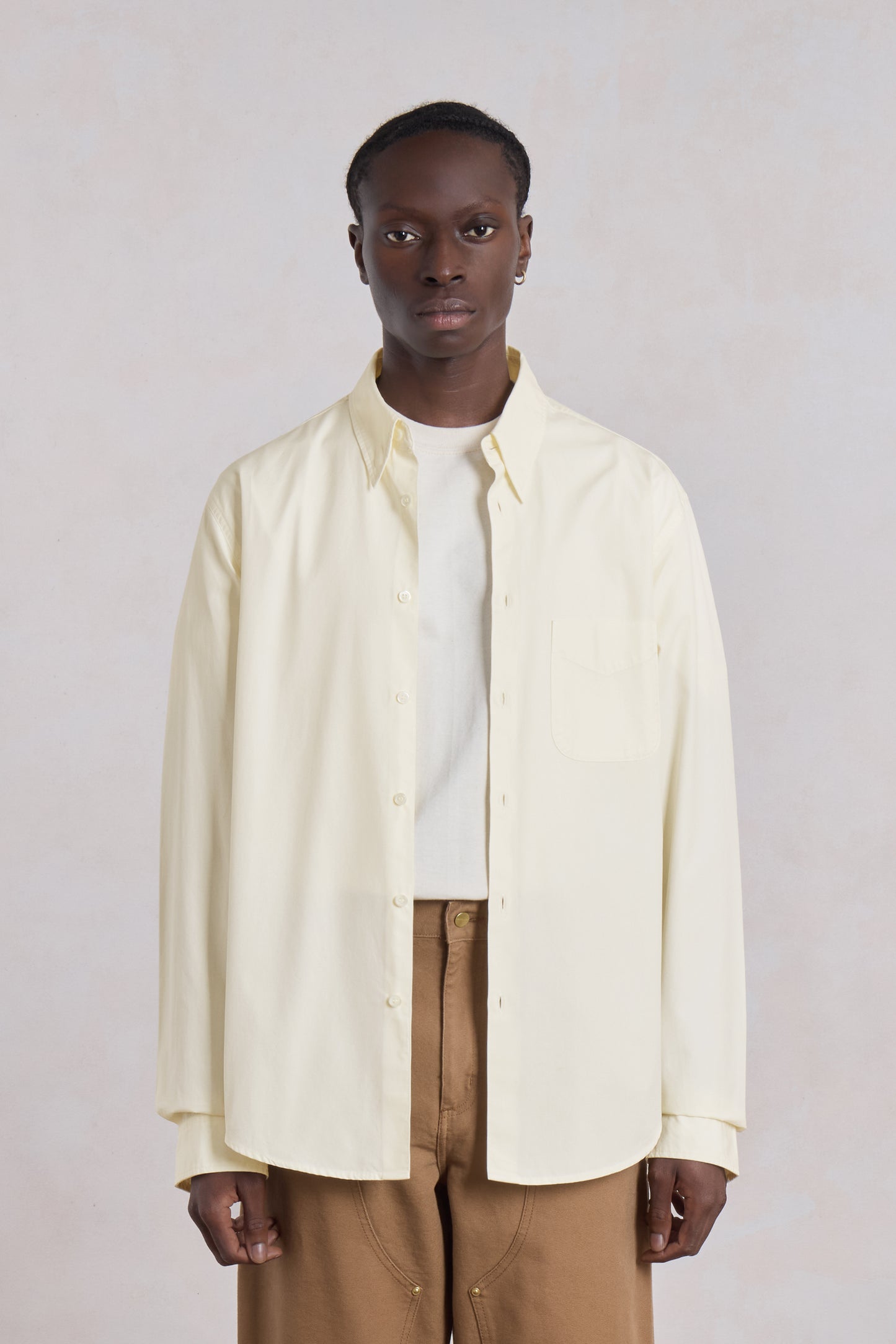 Corporate shirt - Garment Dyed Vanille