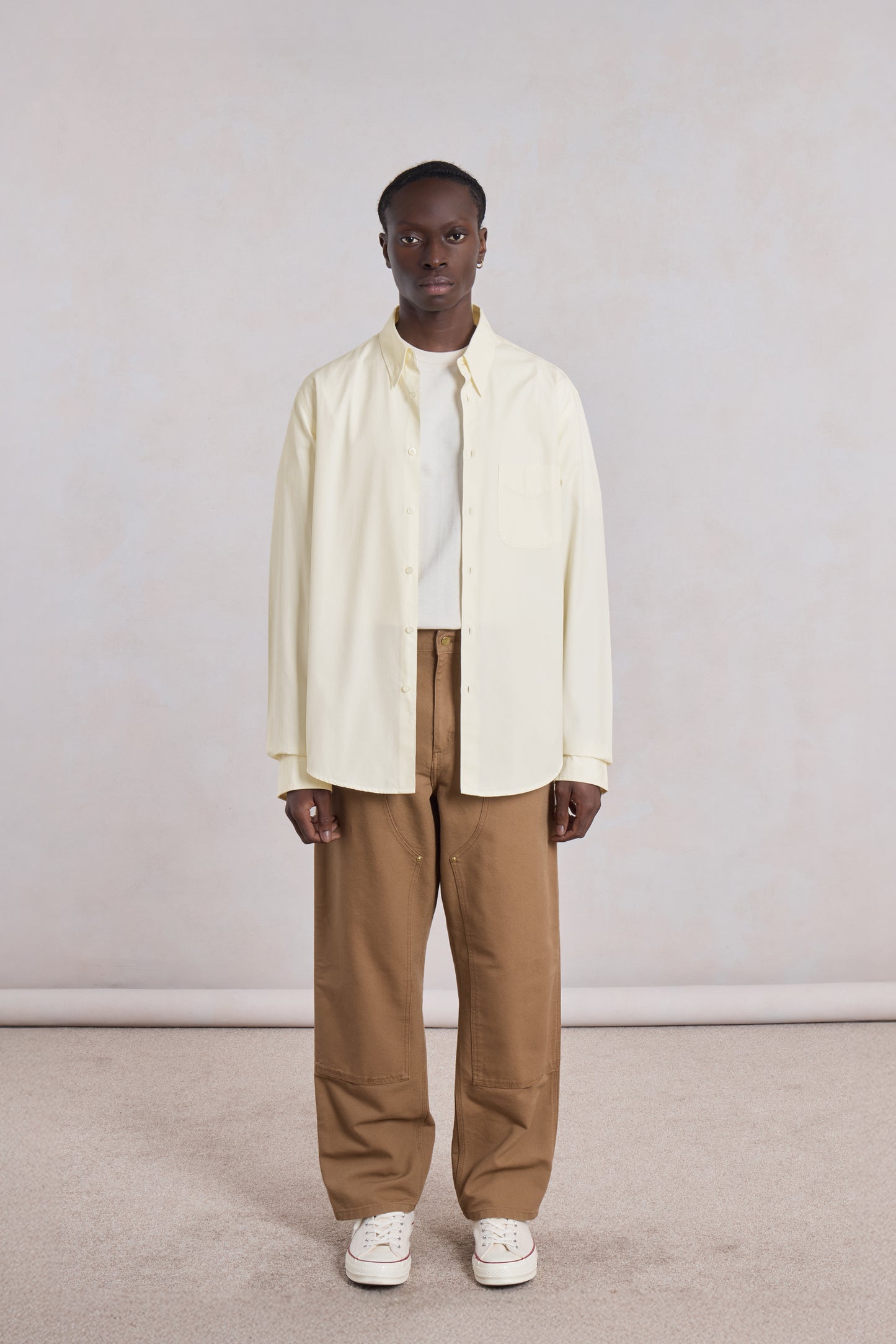 Corporate shirt - Garment Dyed Vanille