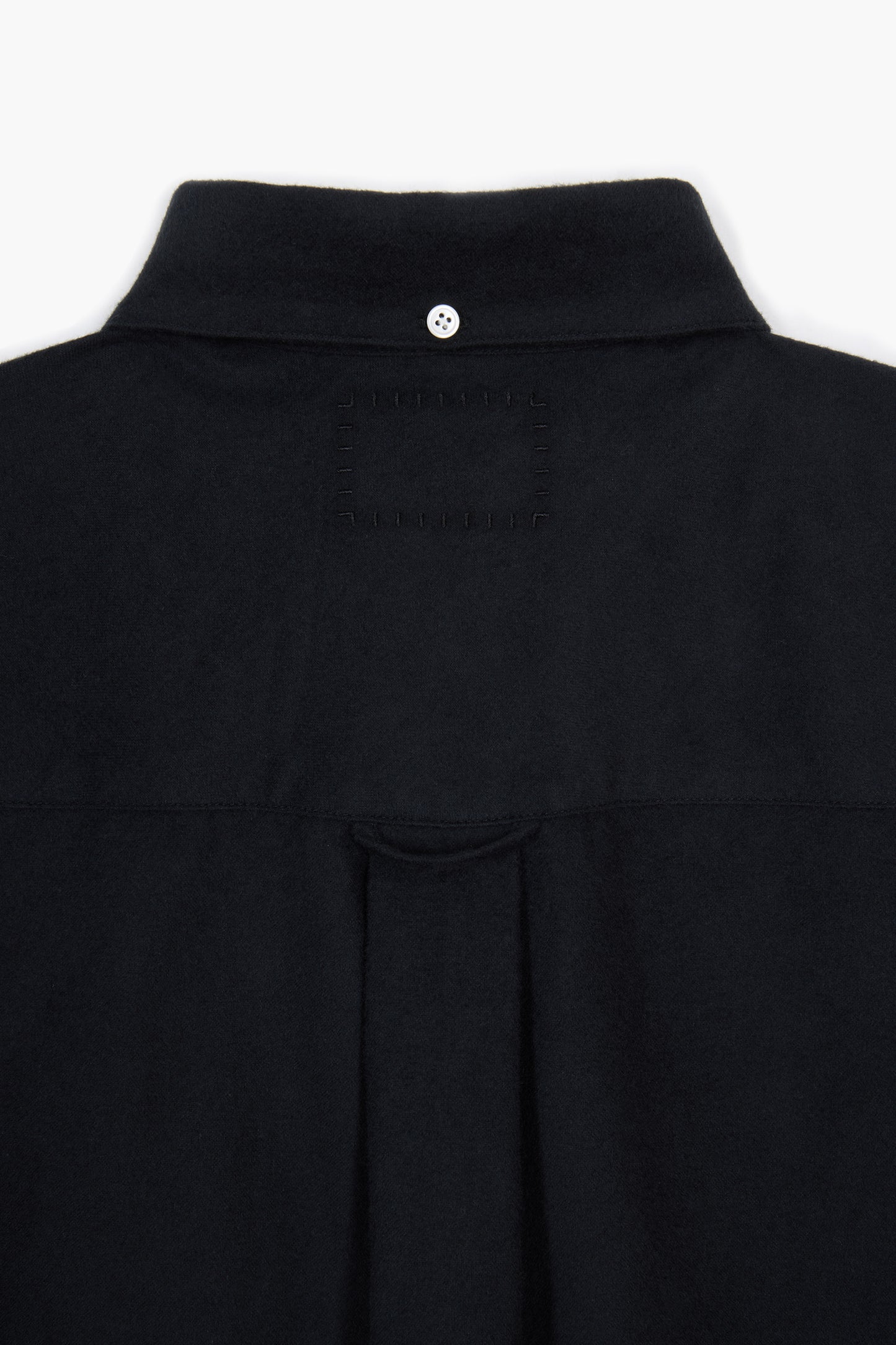 Dad's Shirt - Oxford brossé Noir