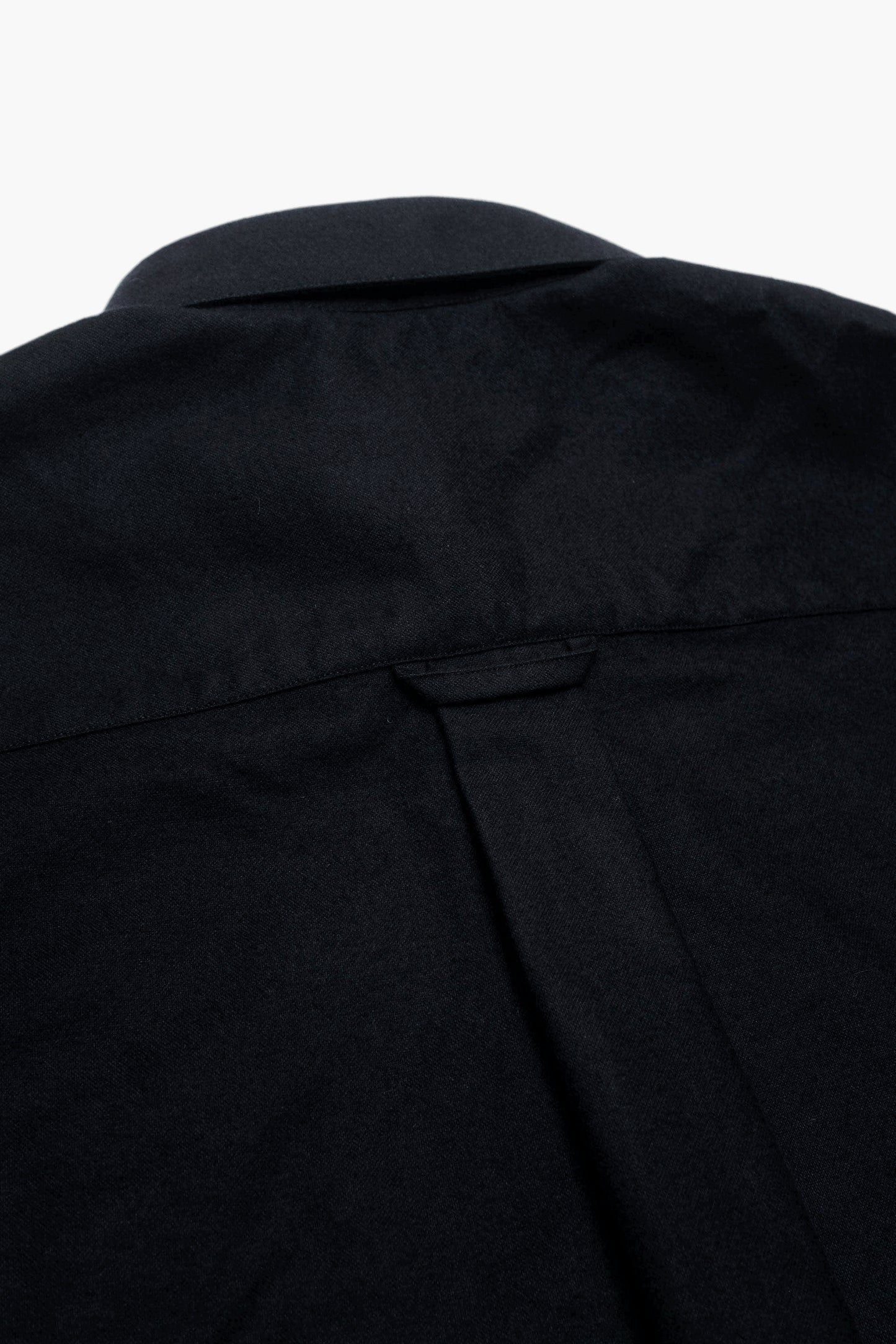 Dad's Shirt - Oxford brossé Noir