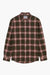 Dad's shirt - Flanelle de coton à carreaux Vert/Rouge