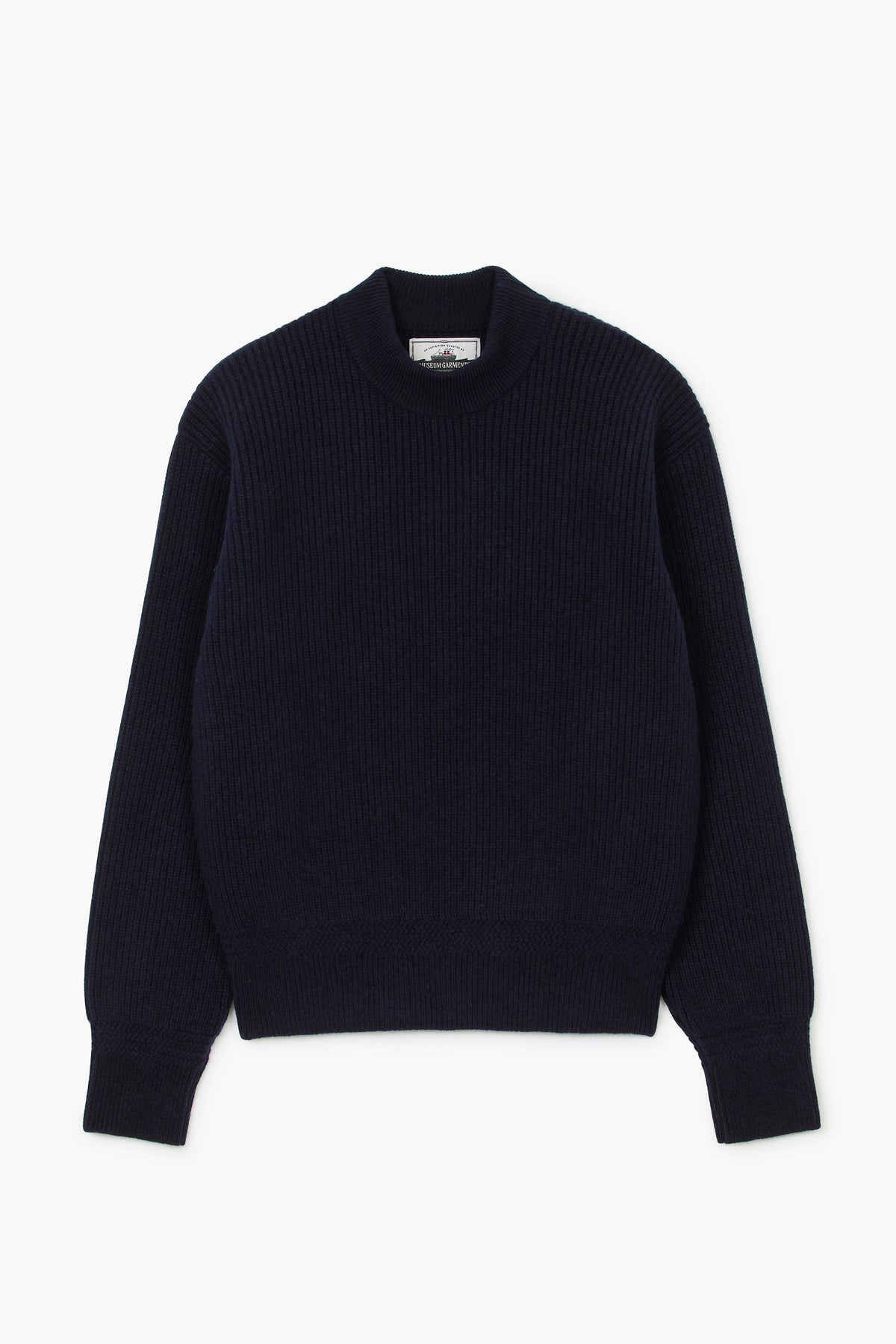 Deck Sweater - Laine d'agneau Bleu Marine