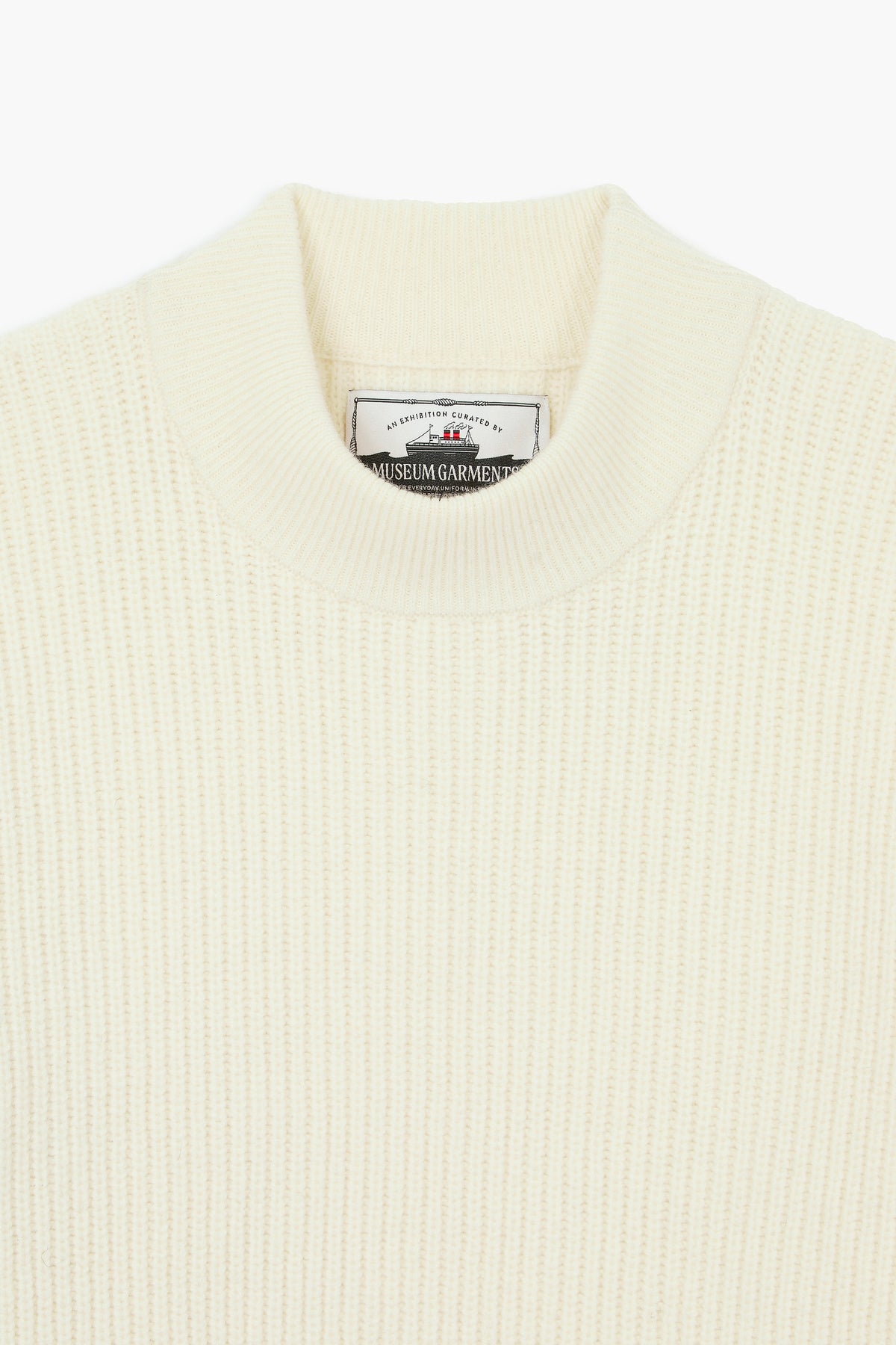 Deck Sweater - Laine d'agneau Natural
