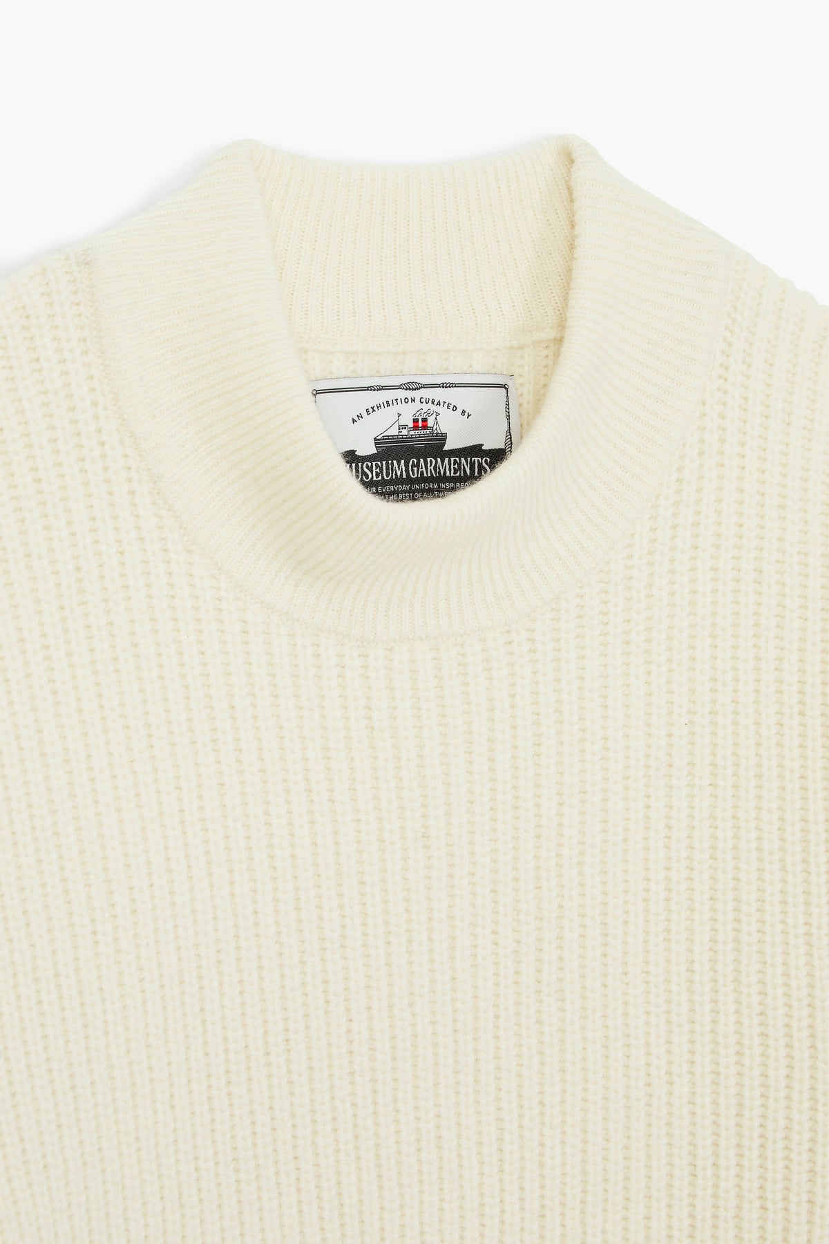 Deck Sweater - Laine d'agneau Natural