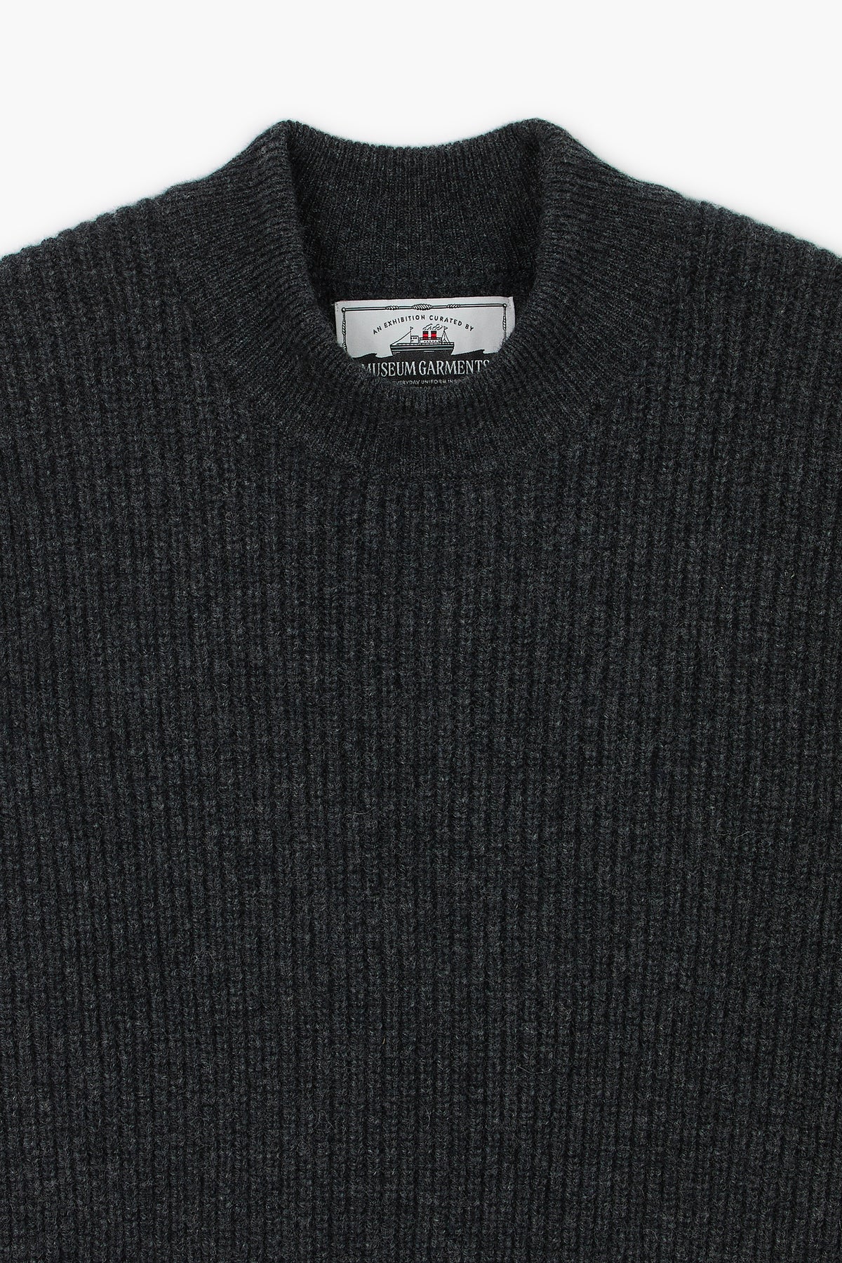 Deck Sweater - Lambswool Charcoal