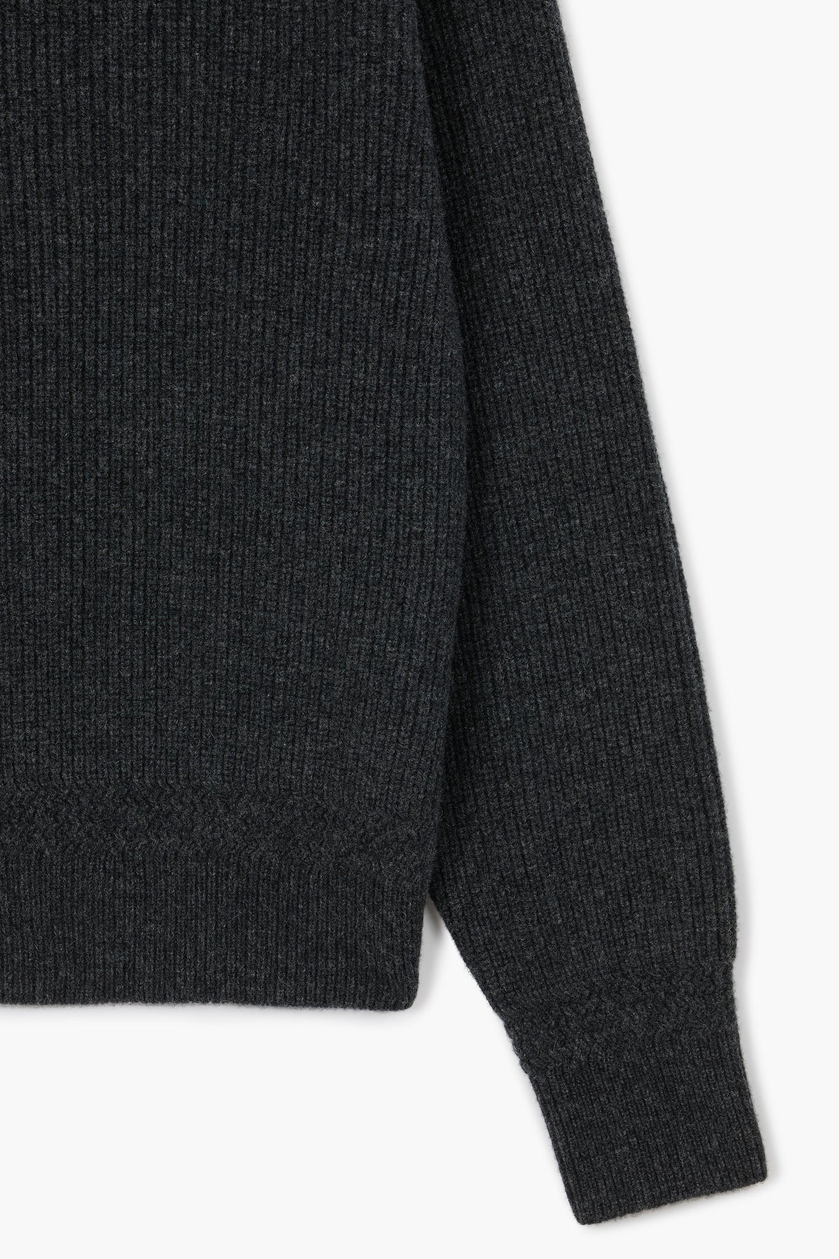 Deck Sweater - Lambswool Charcoal