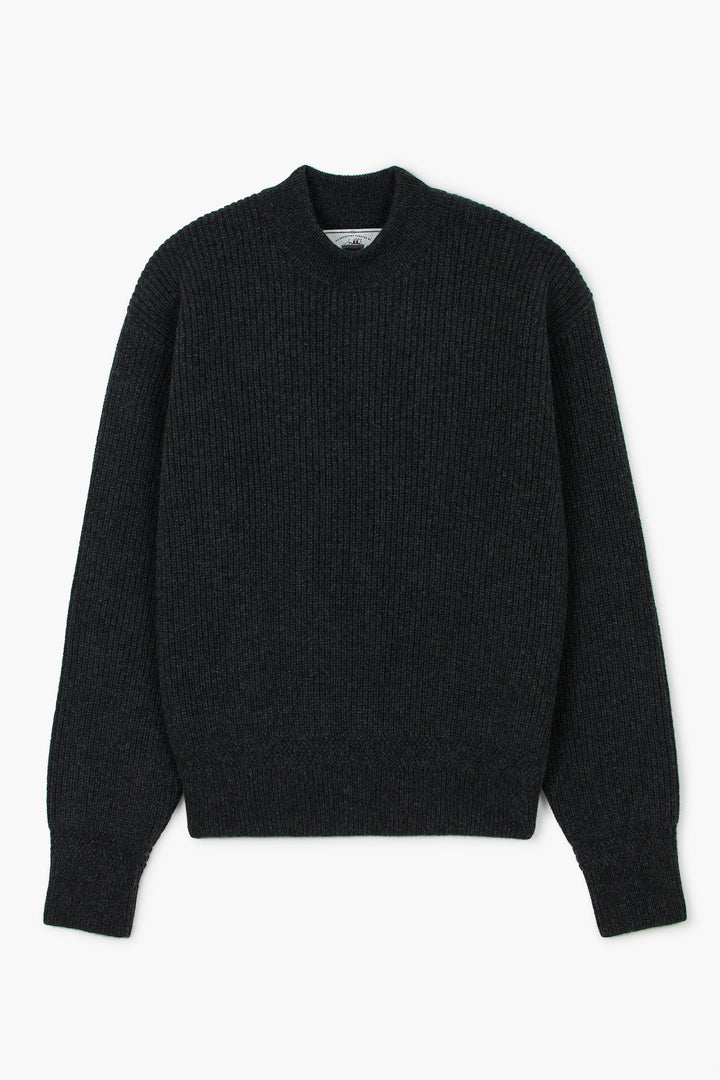 Deck Sweater - Lambswool Charcoal