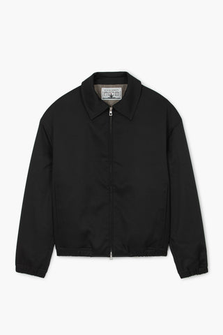 Exhibition Jacket - Gabardine de laine Noir
