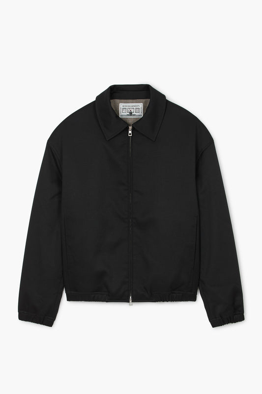 Exhibition Jacket - Gabardine de laine Noir
