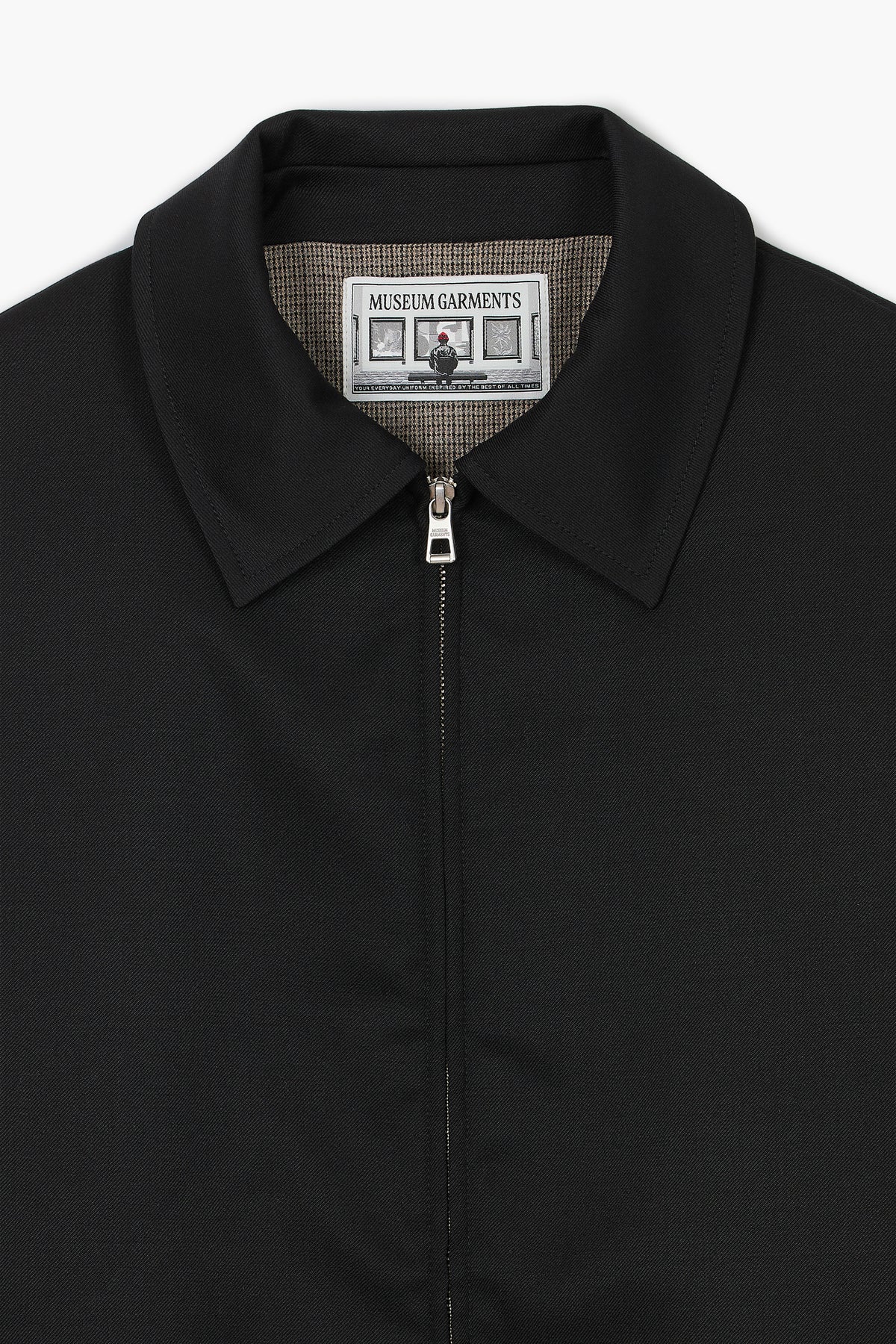 Exhibition Jacket - Wool gabardine Black