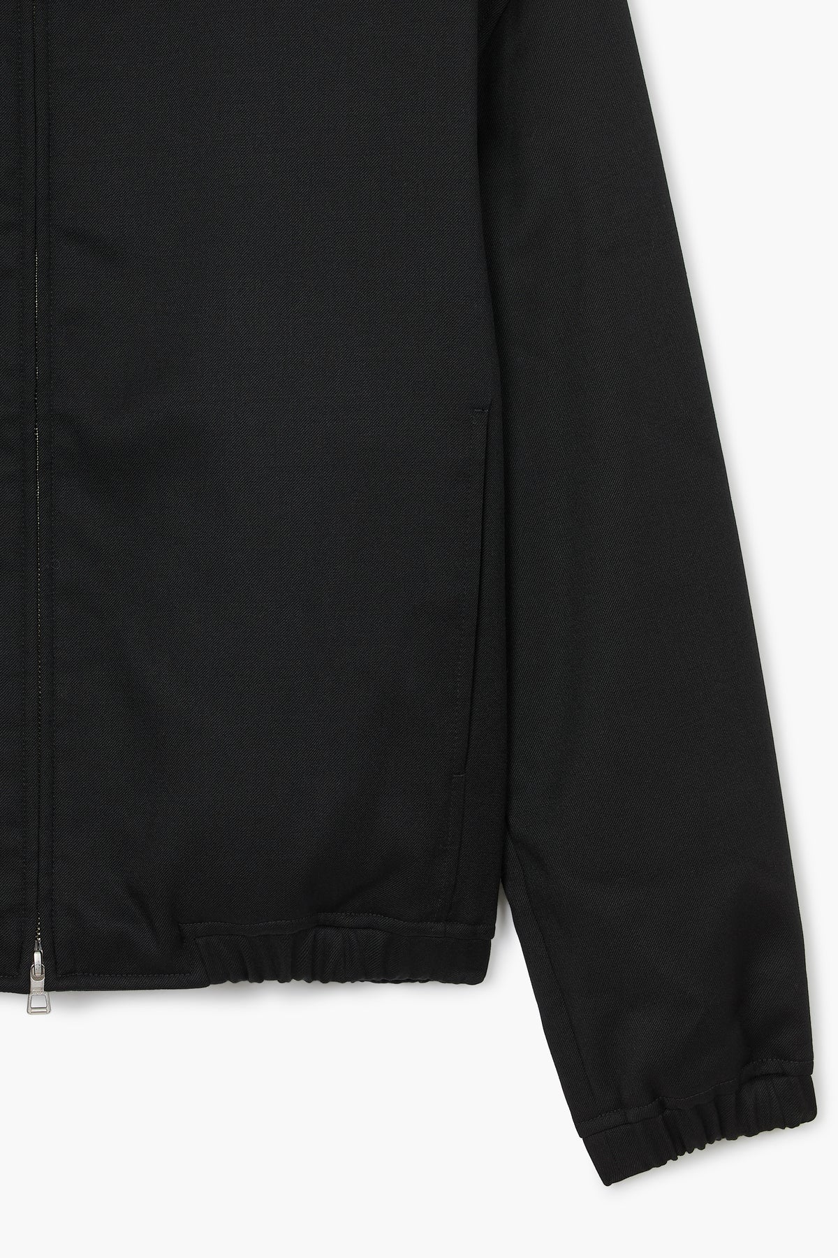 Exhibition Jacket - Wool gabardine Black