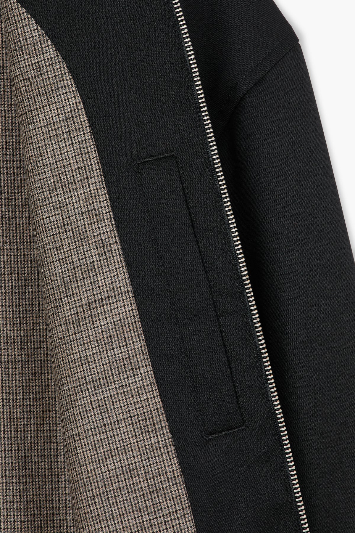 Exhibition Jacket - Wool gabardine Black
