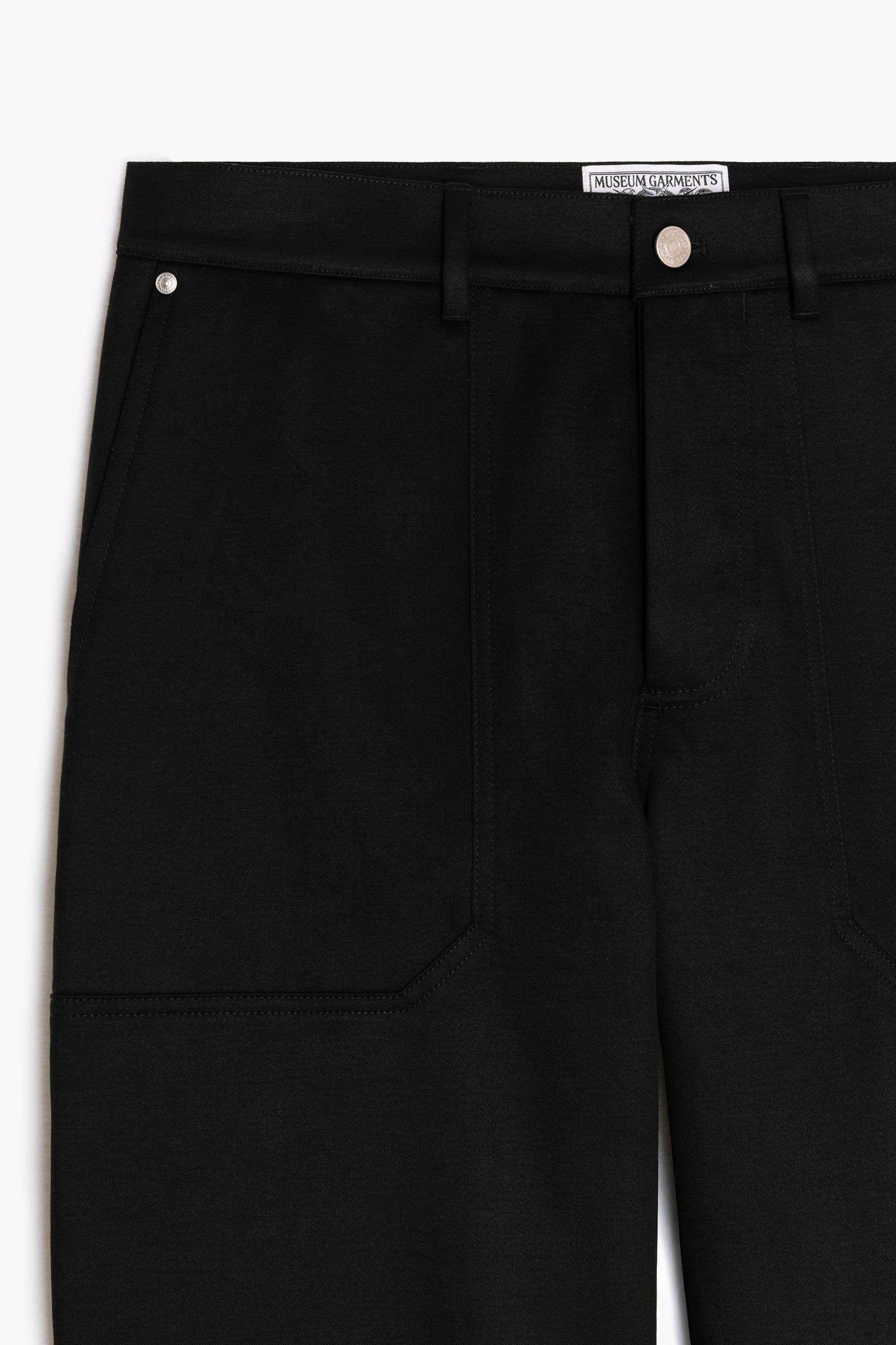 Fatigue Pants - Black Cotton Sateen