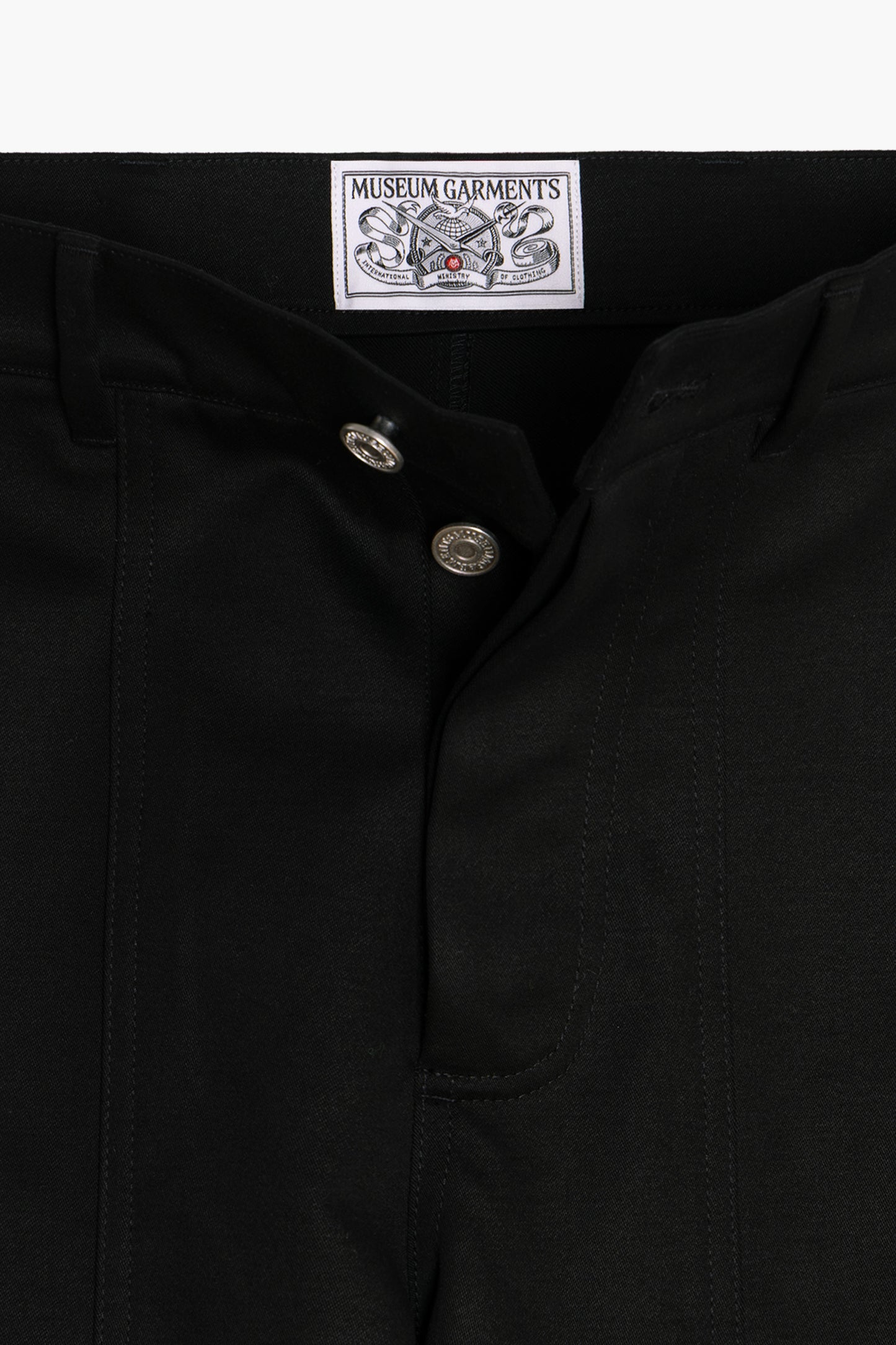 Fatigue Pants - Black Cotton Sateen