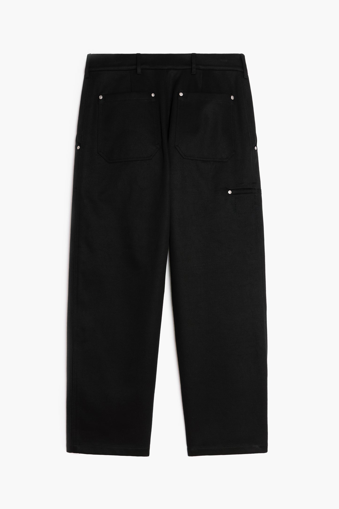 Fatigue Pants - Black Cotton Sateen
