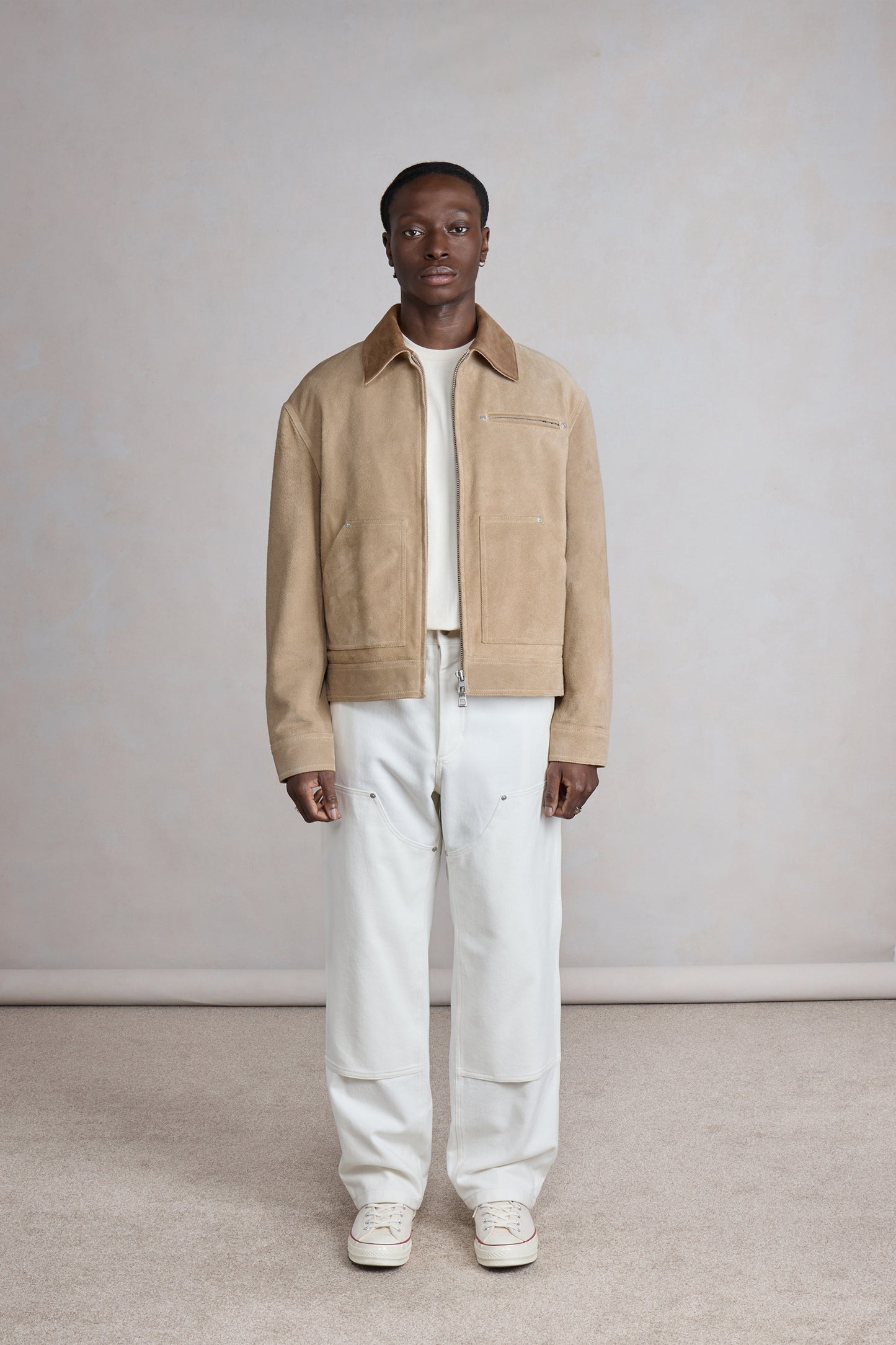 Labor Jacket - Suède beige clair