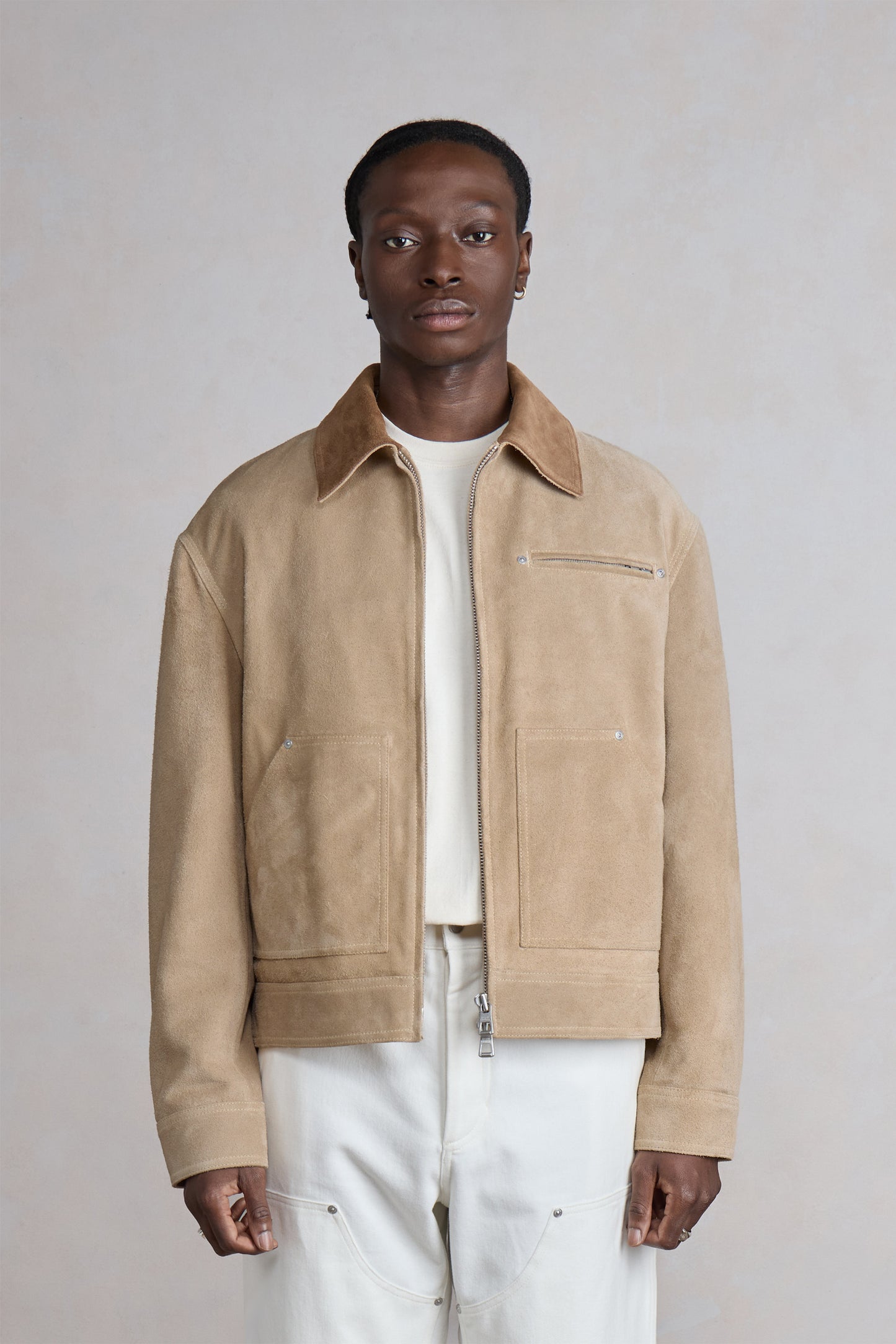 Labor Jacket - Suède beige clair