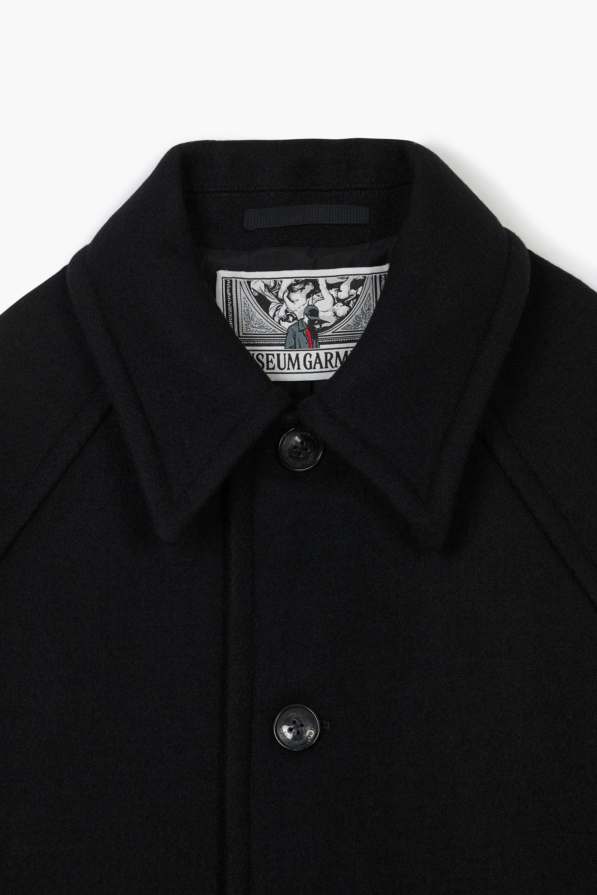 Manteau Car Coat Raglan - Noir