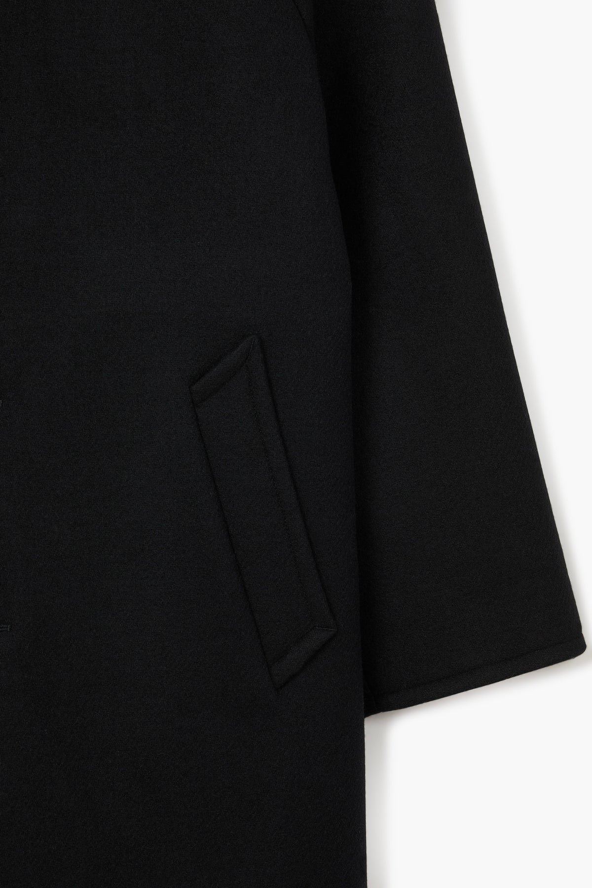 Manteau Car Coat Raglan - Noir