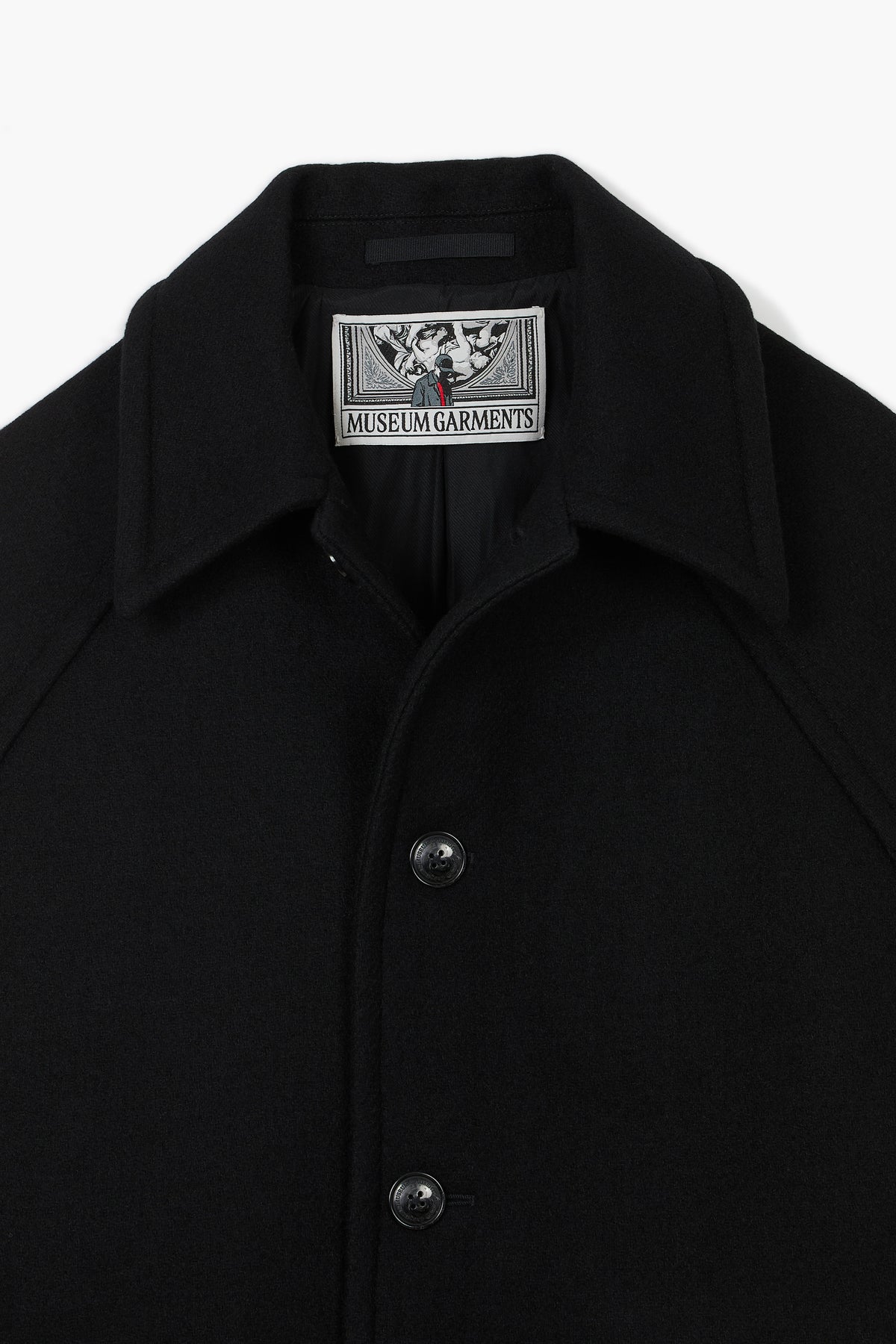 Manteau Car Coat Raglan - Noir