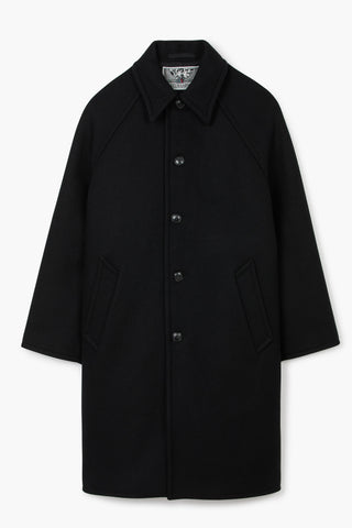 Manteau Car Coat Raglan - Noir