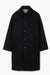 Manteau Car Coat Raglan - Noir