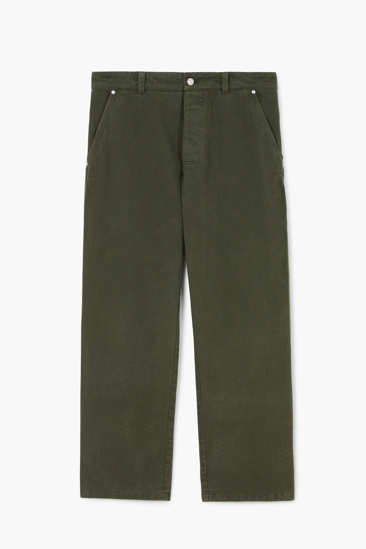 Pantalon Soft Single Knee - Vert Foncé