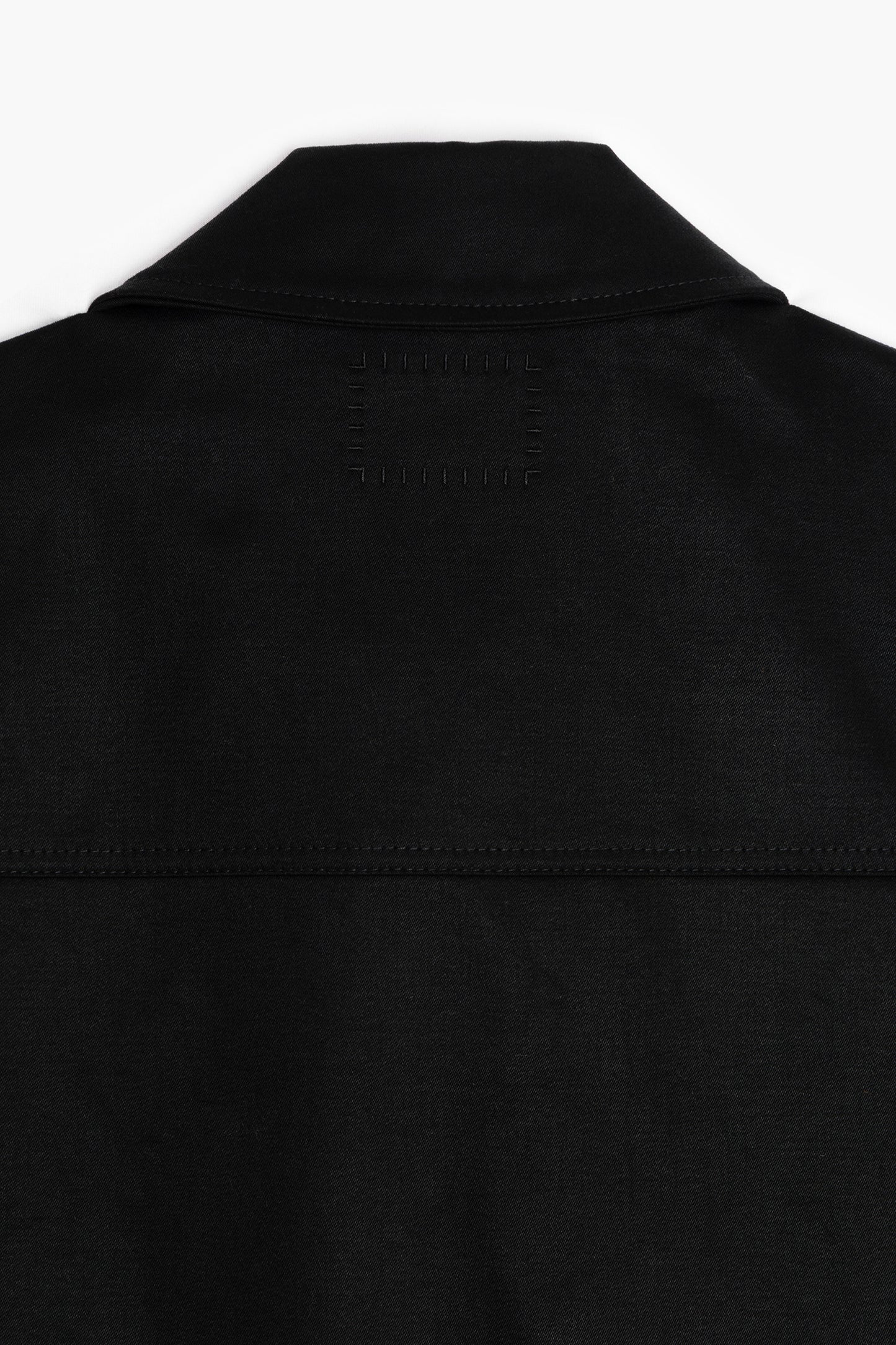 Pumpist Jacket - Black Cotton Sateen