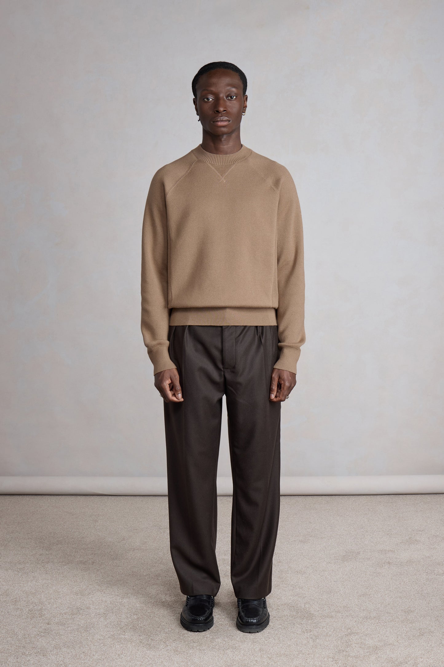 Athletic Sweater Raglan - Beige melange