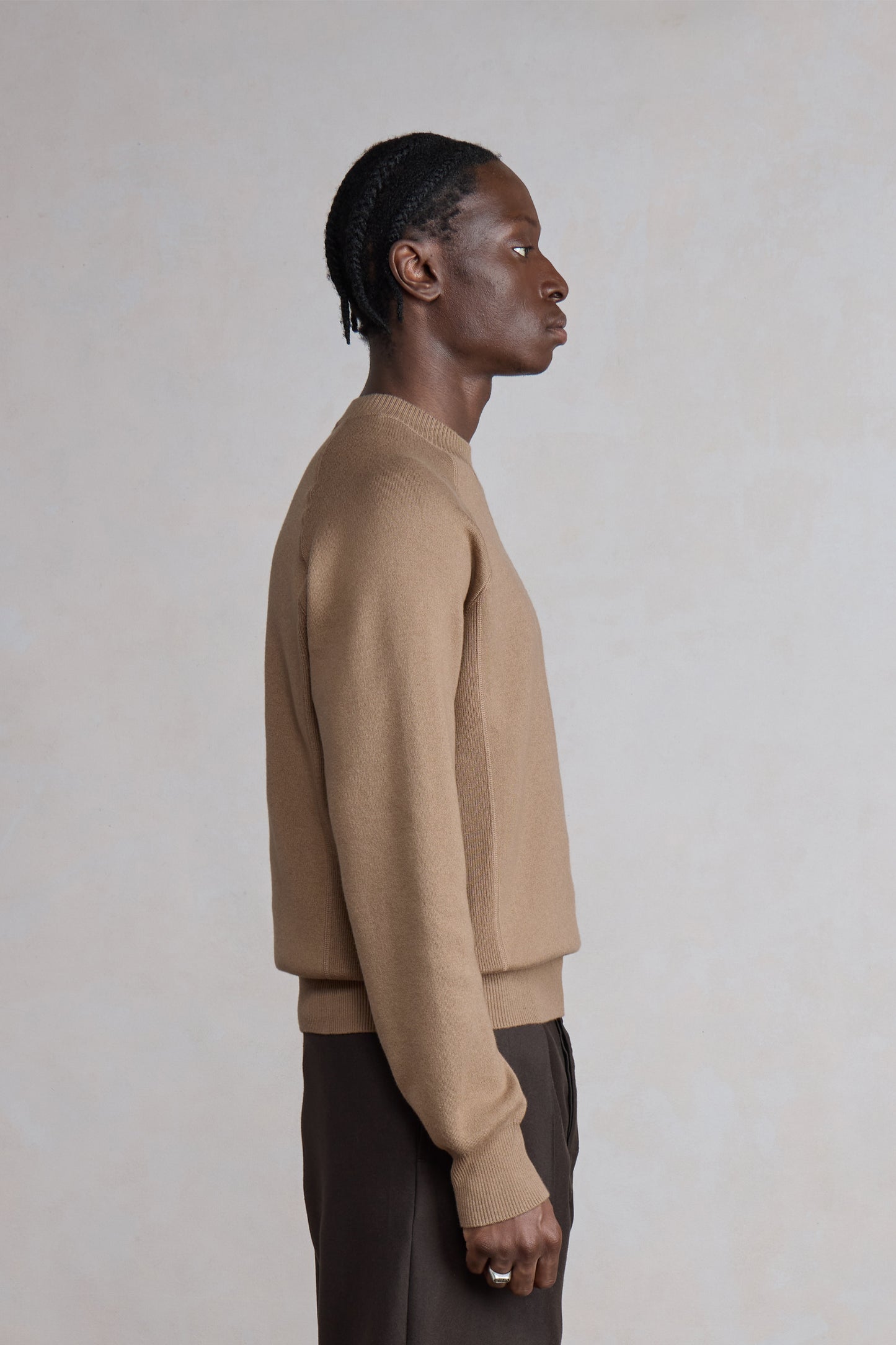 Athletic Sweater Raglan - Beige melange